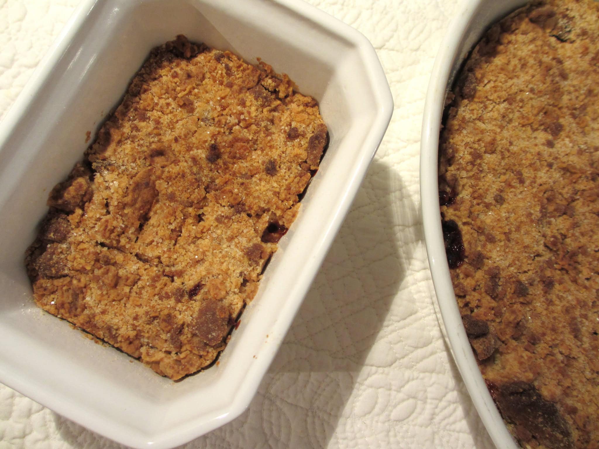 CRUMBLE DE SPÉCULOOS À LA RHUBARBE