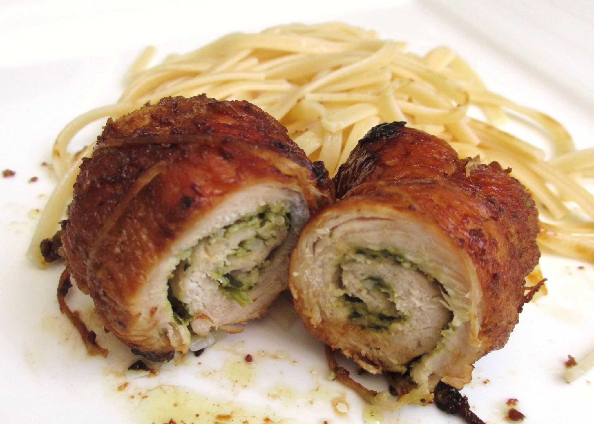 PAUPIETTES DE DINDE AU PESTO VERDE
