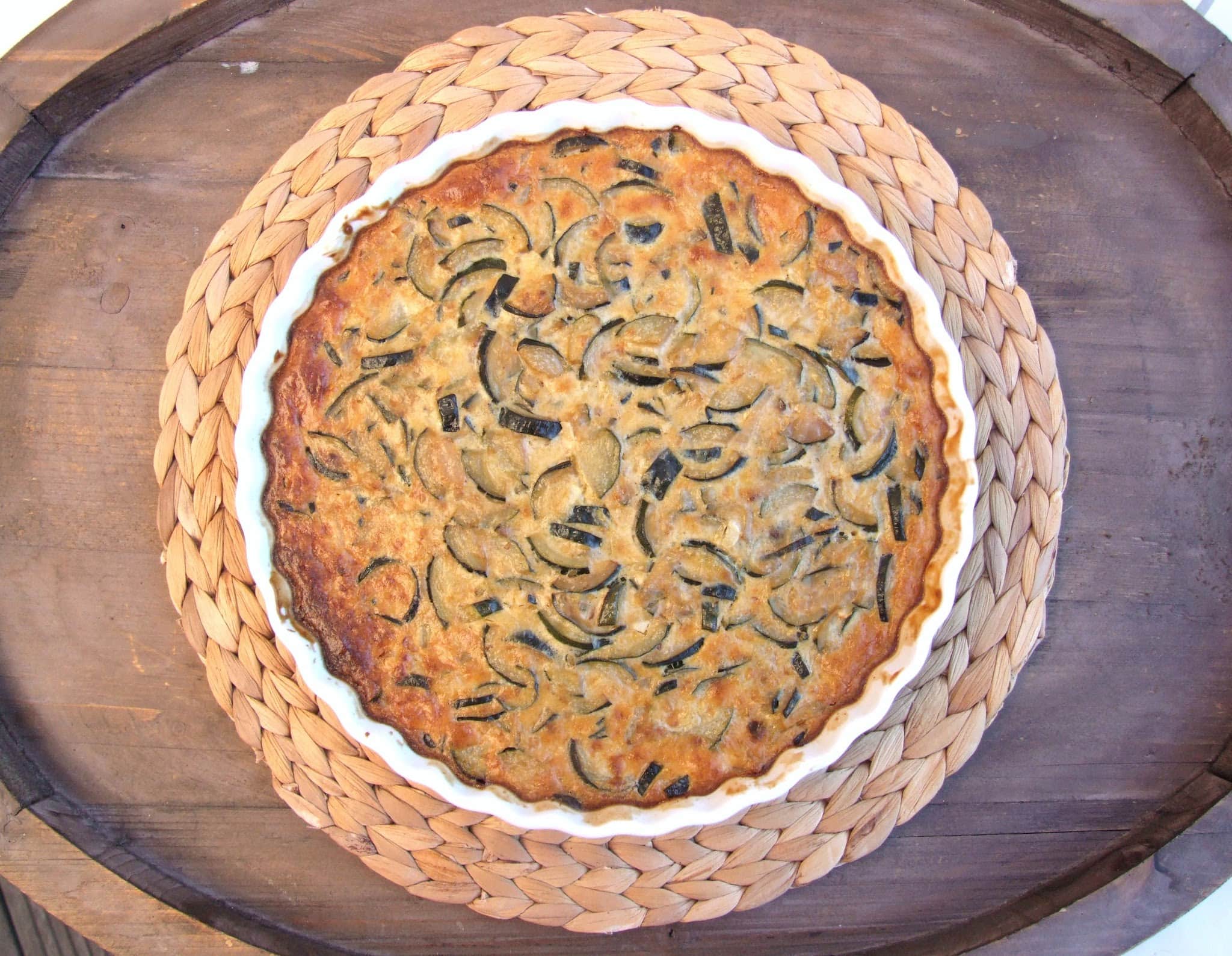 FLAN DE COURGETTES AU MASCARPONE