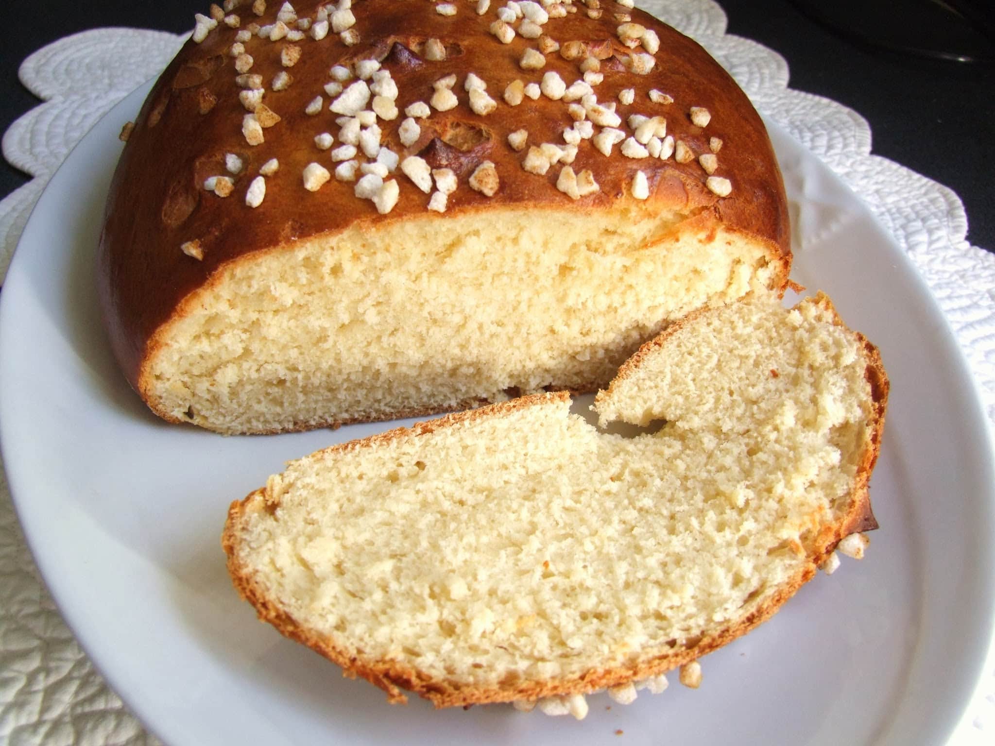 BRIOCHE AU SUCRE PERLÉ