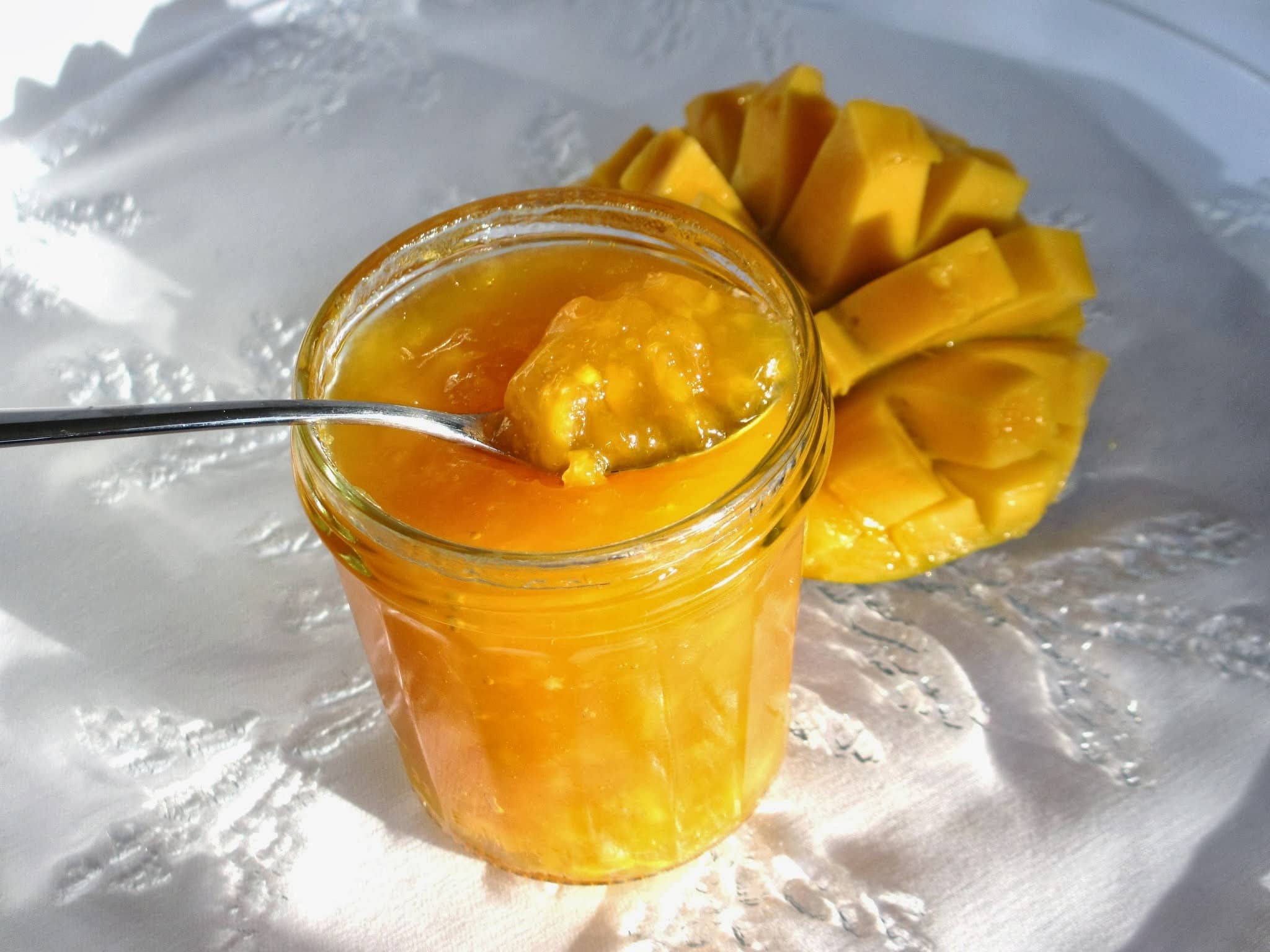 CONFITURE DE MANGUE AU CITRON VERT