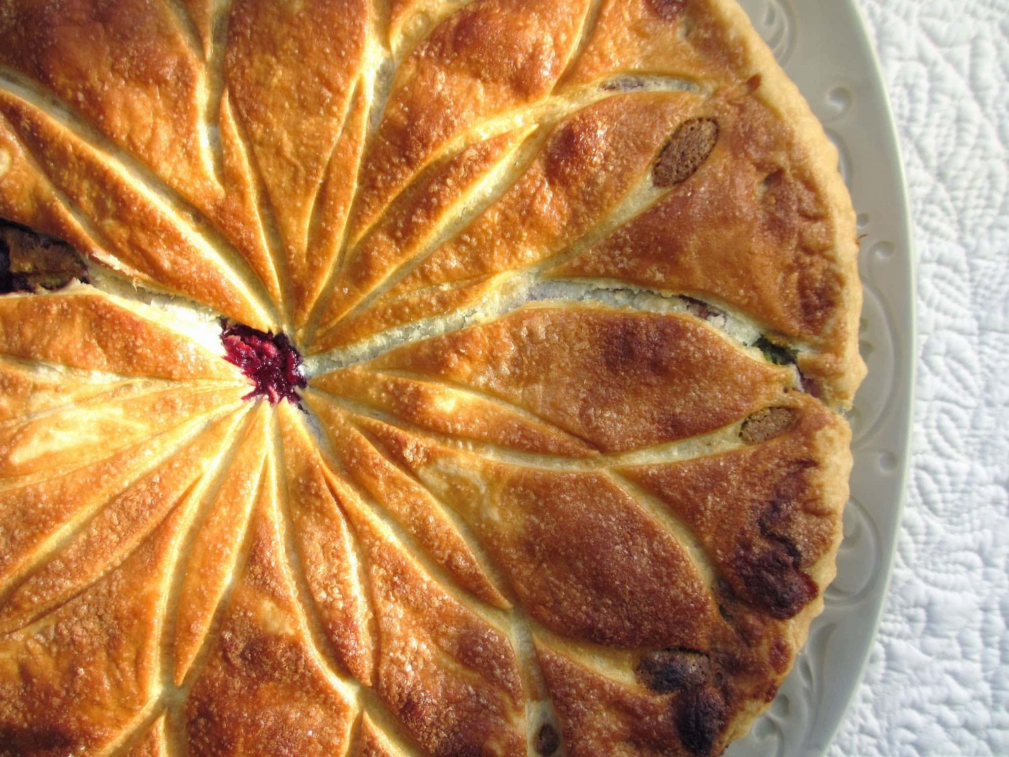 GALETTE DES ROIS PISTACHE-GRIOTTES