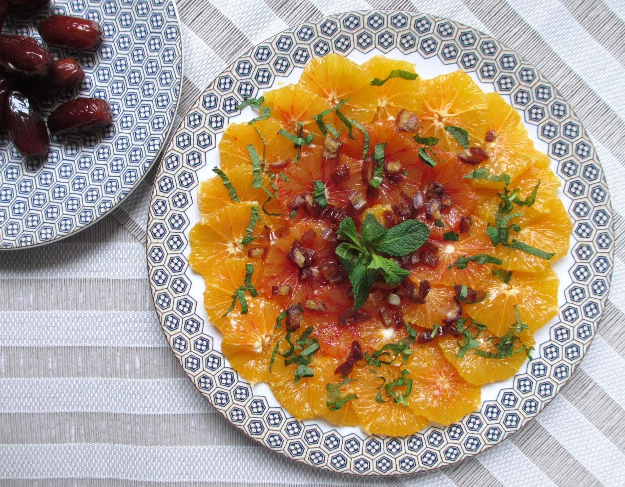 SALADE D&rsquo;ORANGES À LA MAROCAINE