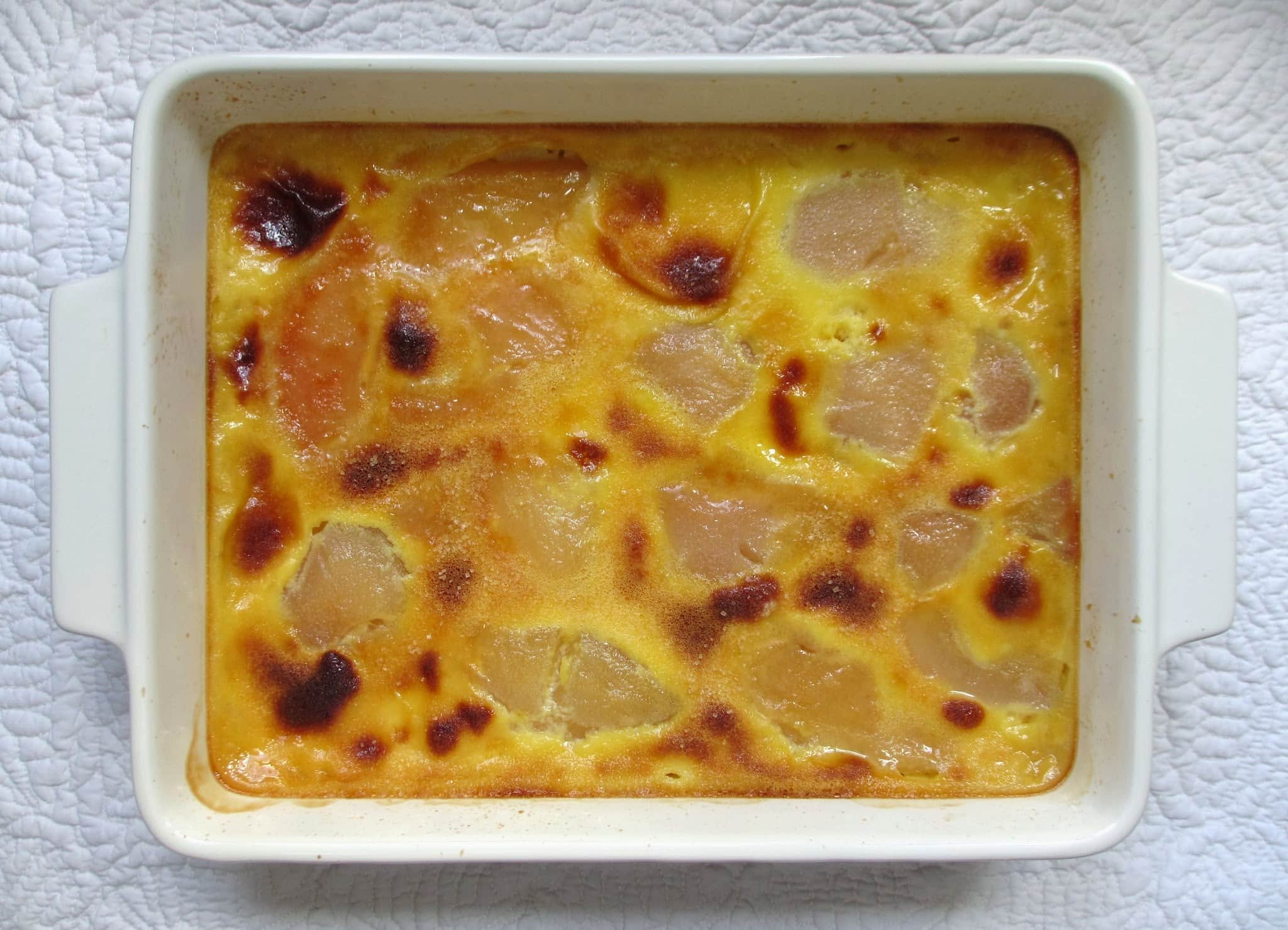 POIRES AUX ŒUFS AU LAIT