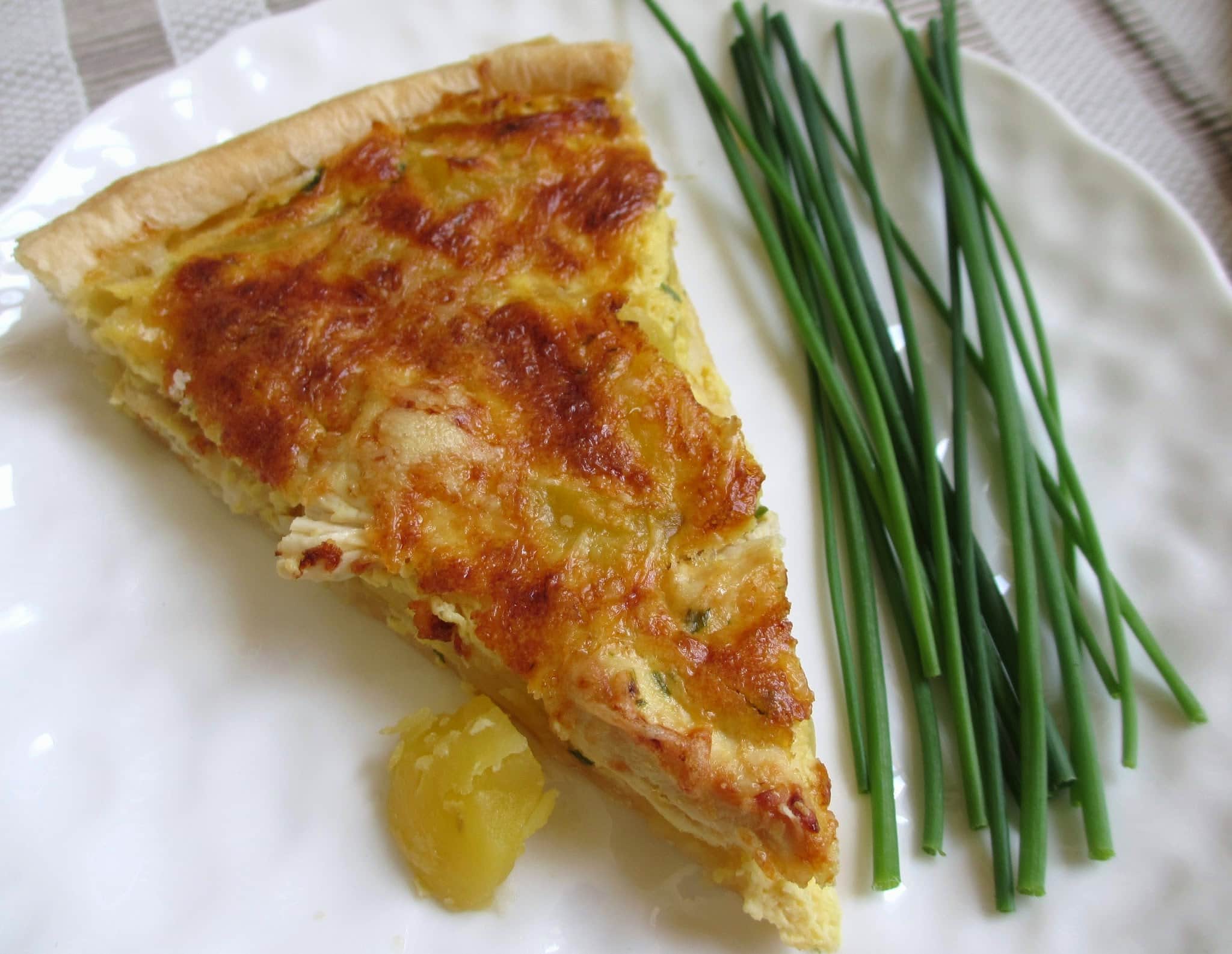 TARTE GOURMANDE POULET POMMES DE TERRE