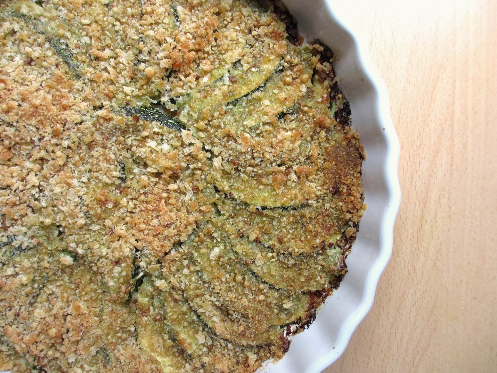 CRUMBLE AUX COURGETTES