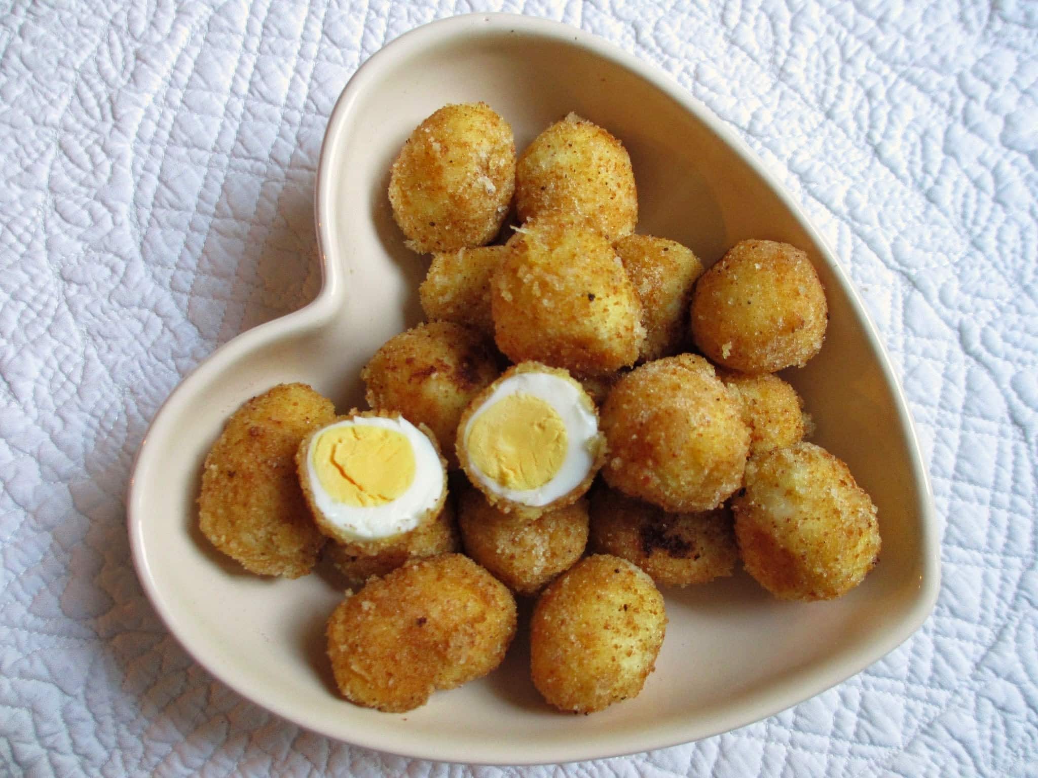 ŒUFS DE CAILLE PANÉS