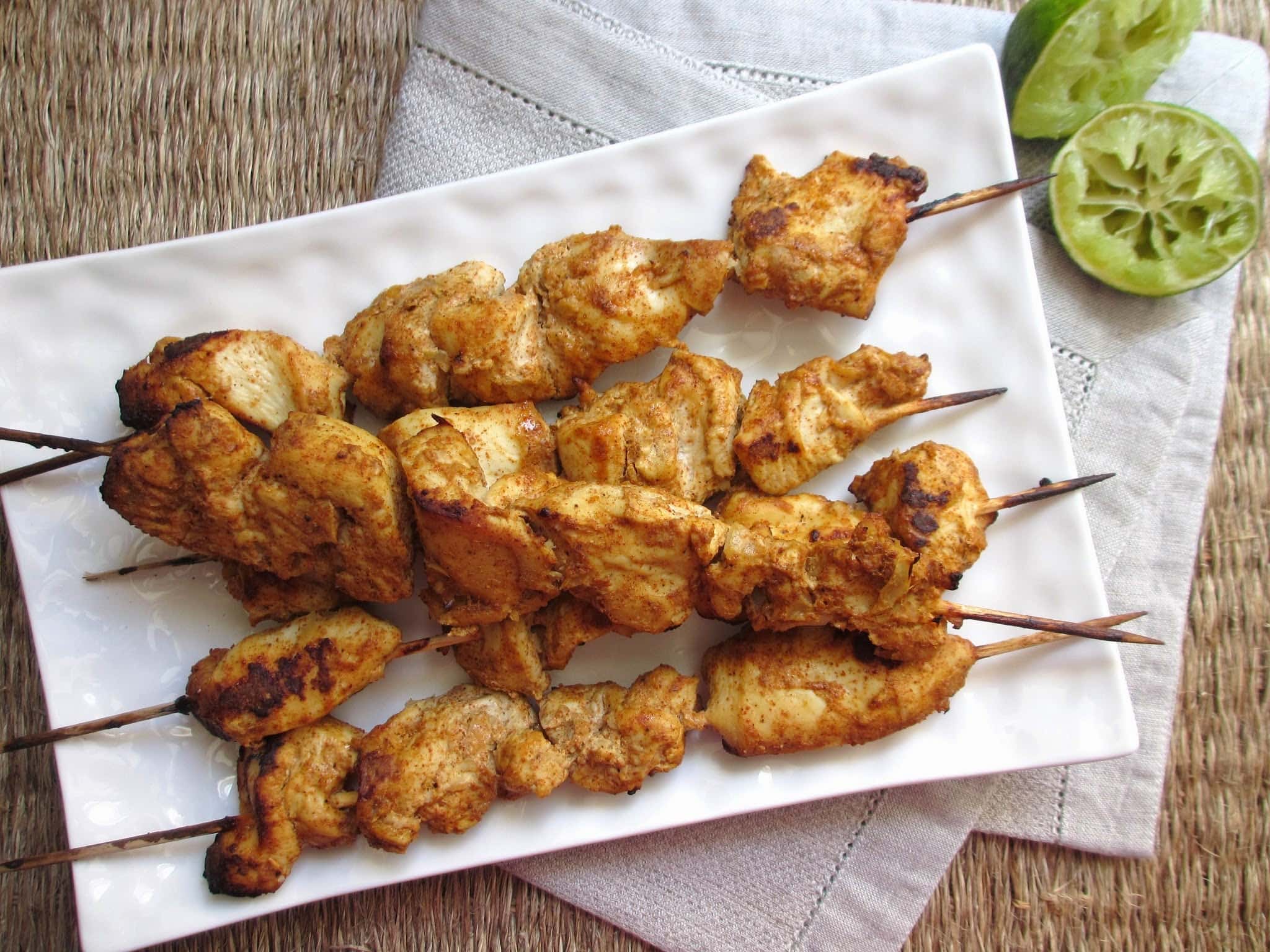 BROCHETTES DE POULET TANDOORI