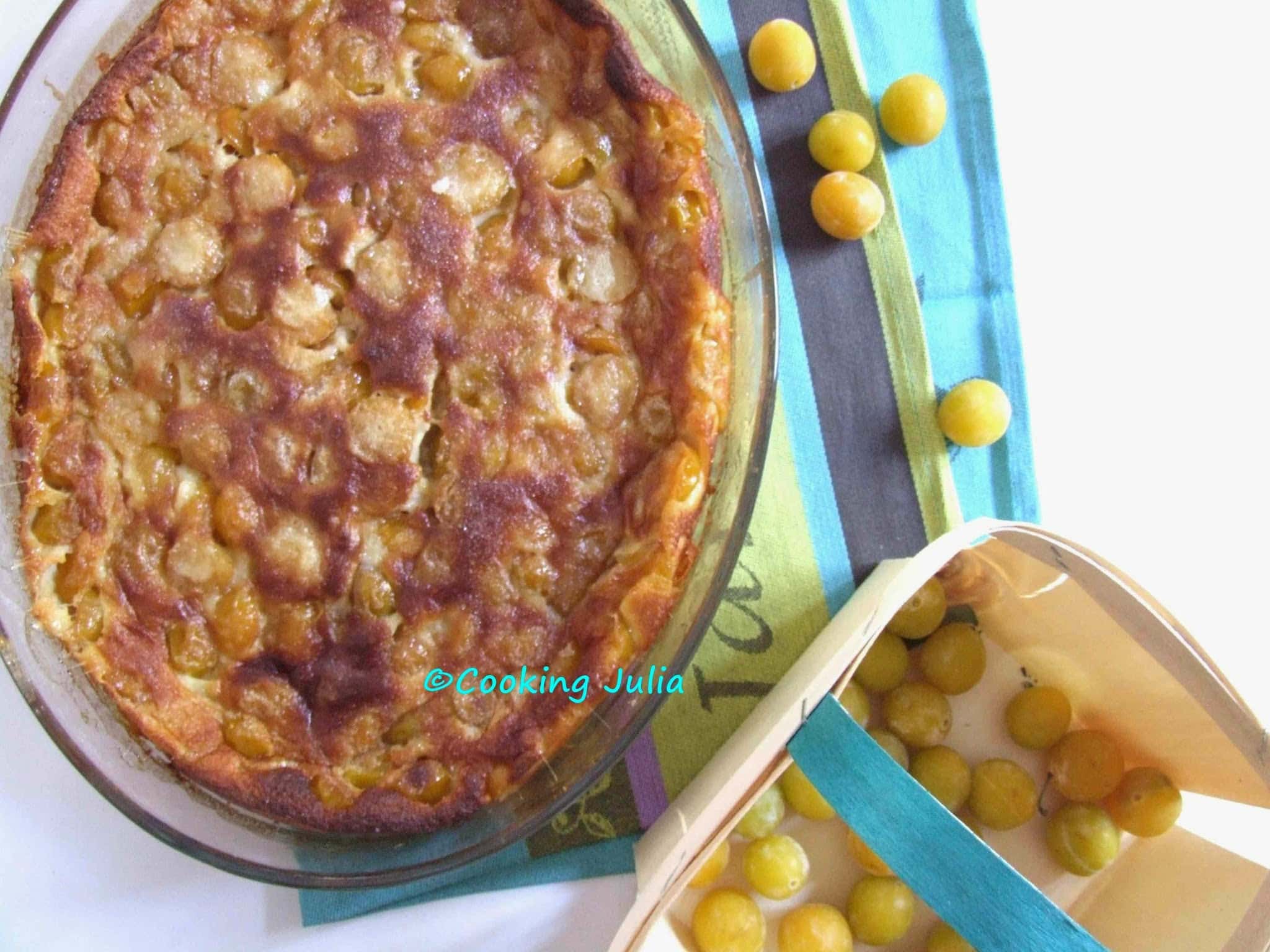 CLAFOUTIS AUX MIRABELLES D&rsquo;AMPHITÉA