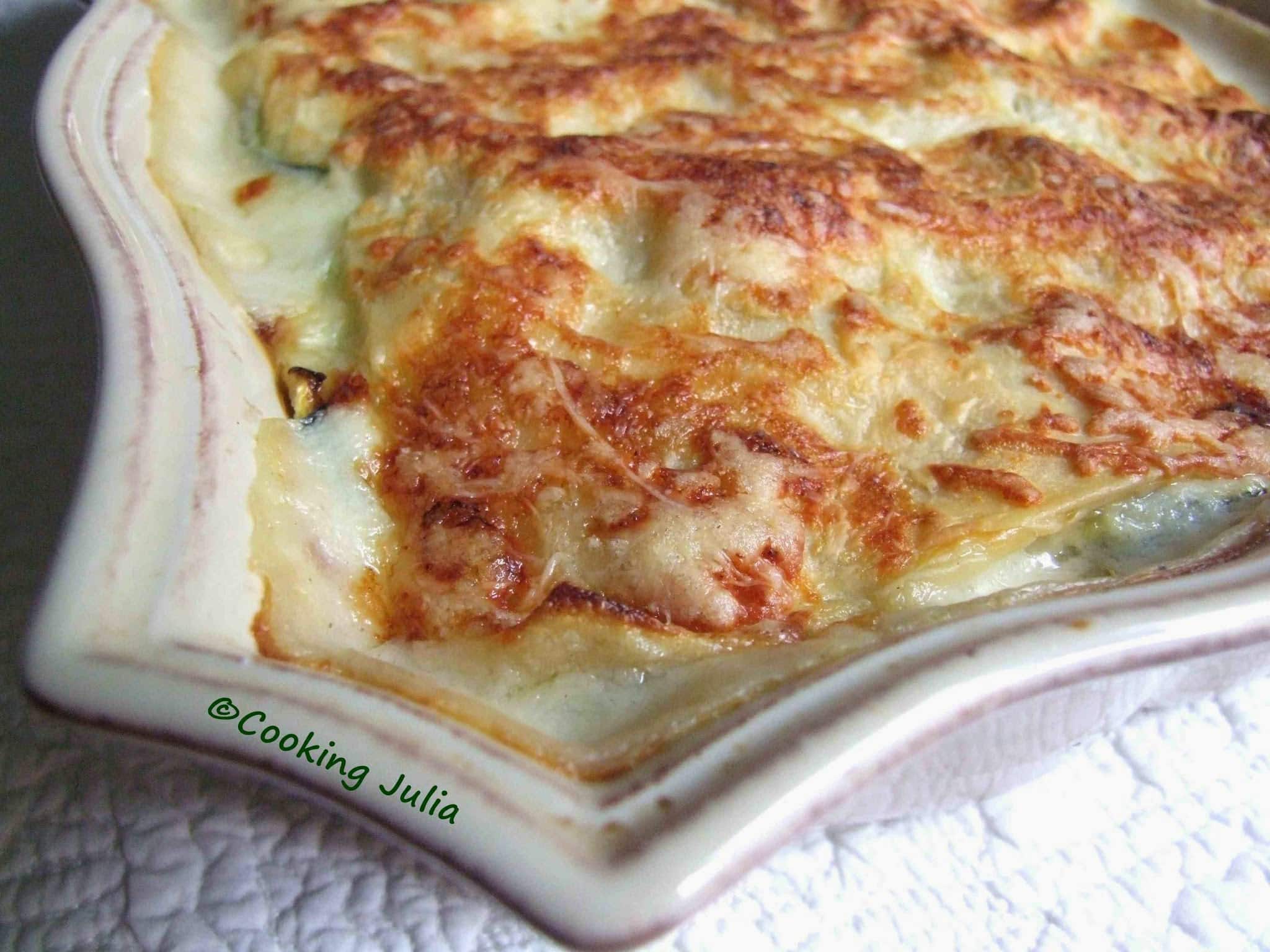 LASAGNES AU SAUMON ET AUX COURGETTES