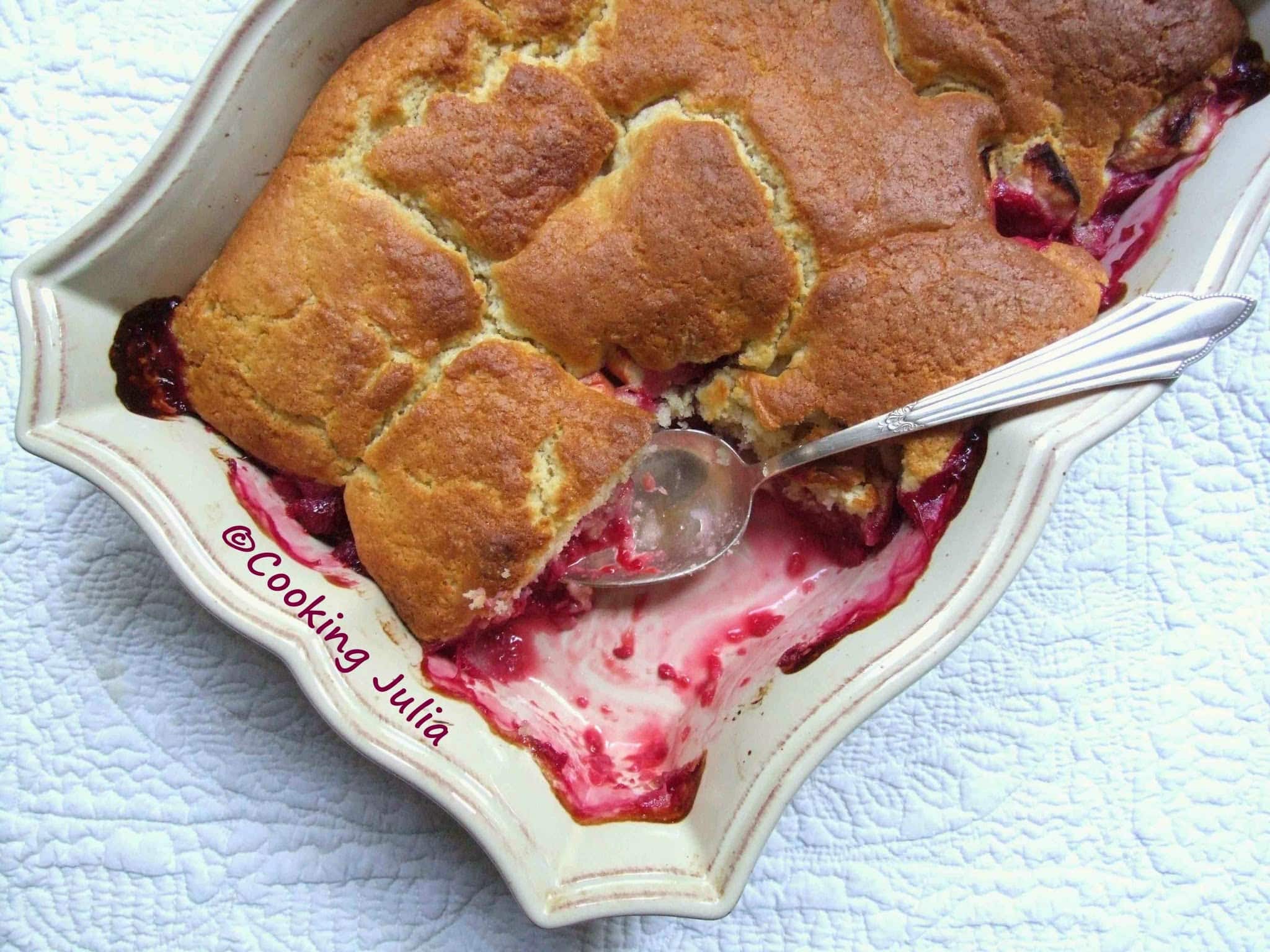COBBLER POMMES-FRAMBOISES