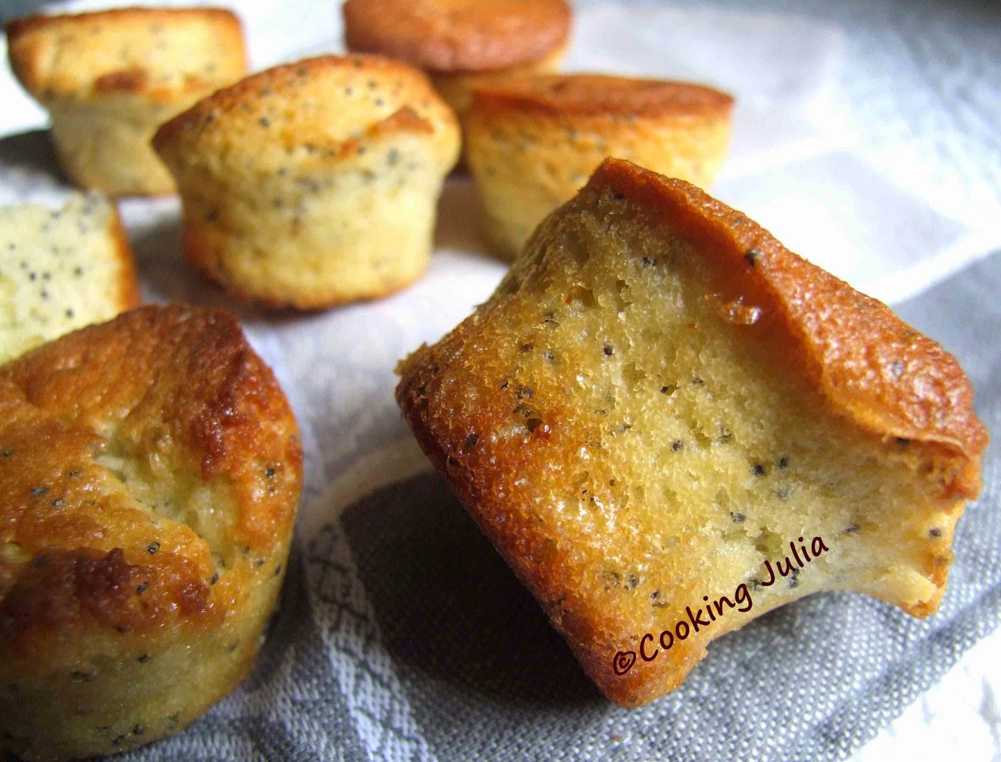 MINI-MUFFINS AU CITRON, PAVOT ET LAIT RIBOT