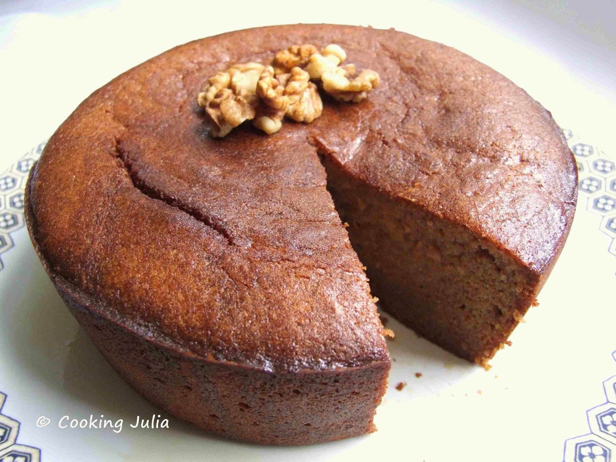 GÂTEAU AUX NOIX AU SIROP D’ÉRABLE