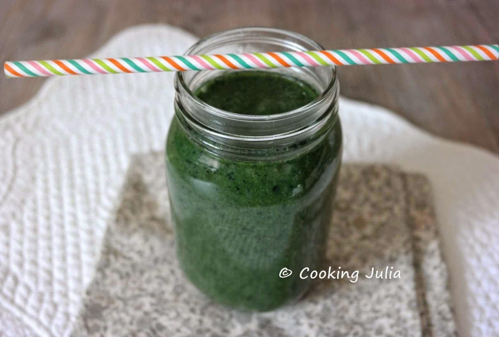 GREEN SMOOTHIE ANTIOXYDANT À LA SPIRULINE