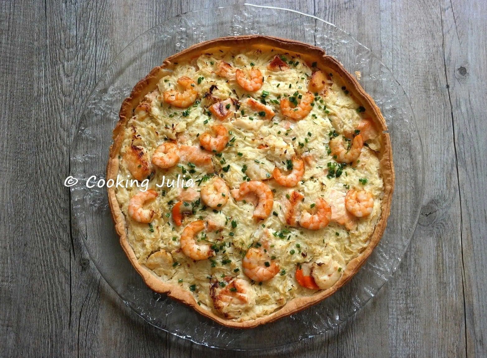 QUICHE À LA CHOUCROUTE DE LA MER
