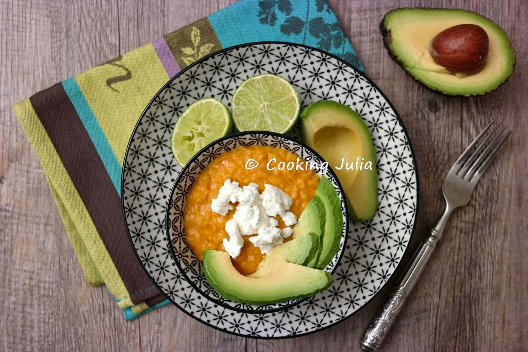 BOL DE LENTILLES CORAIL À L&rsquo;AVOCAT