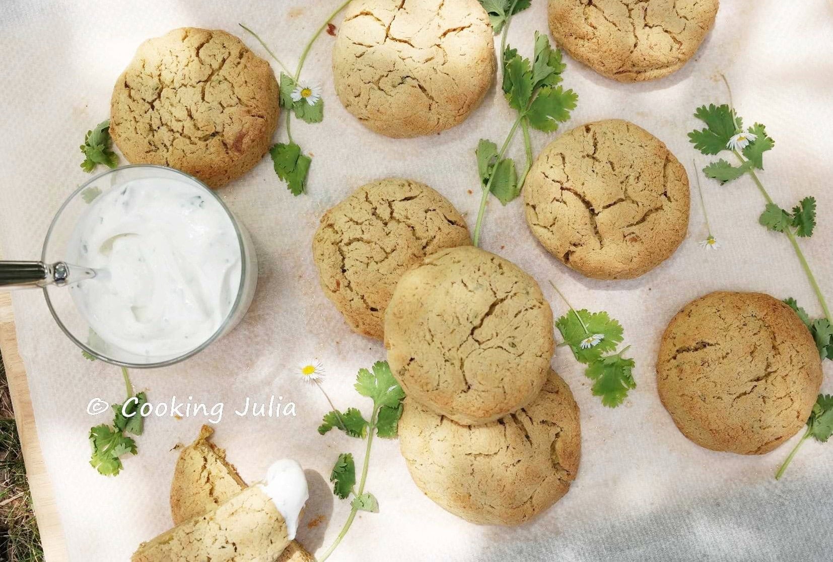 FALAFELS AU FOUR COMME DES COOKIES