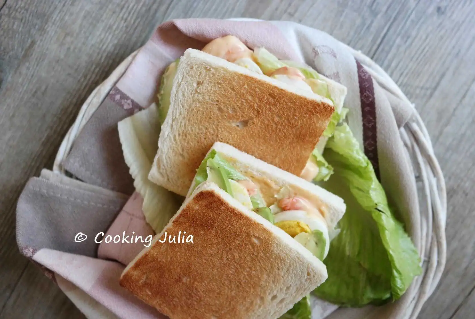CLUB SANDWICH AUX CREVETTES