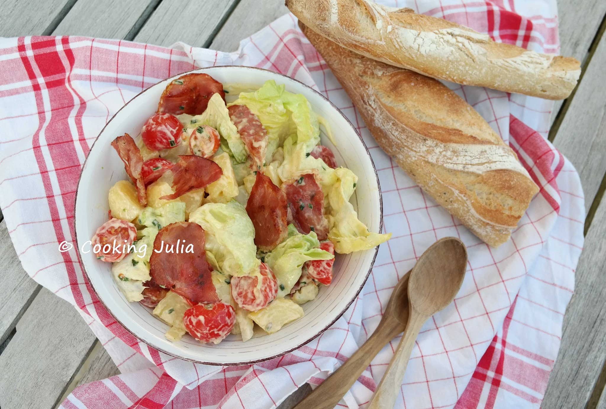 SALADE DE POMMES DE TERRE BLT