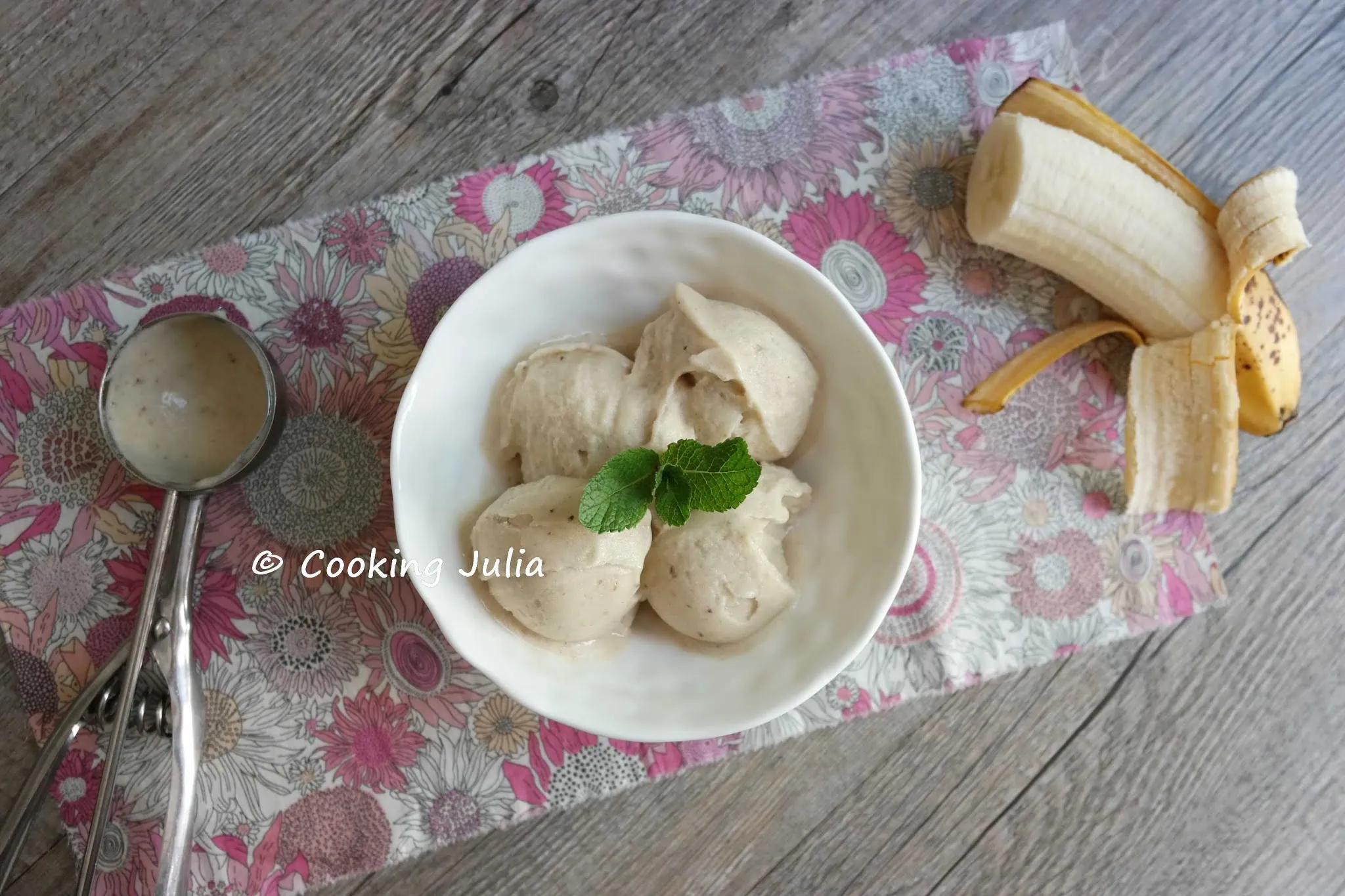 SORBET À LA BANANE (1 SEUL INGRÉDIENT)