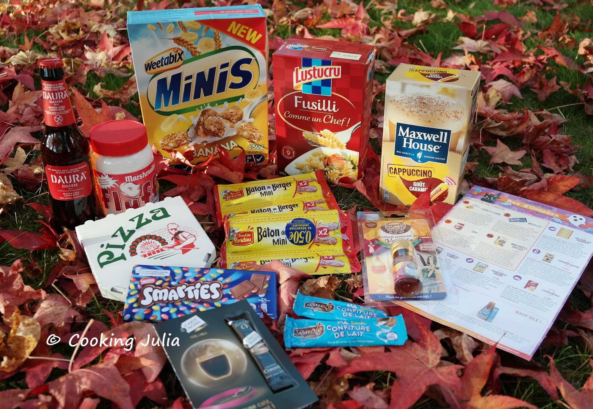 DEGUSTABOX D&rsquo;HALLOWEEN ET RÉCAP DES RECETTES DEGUSTABOX