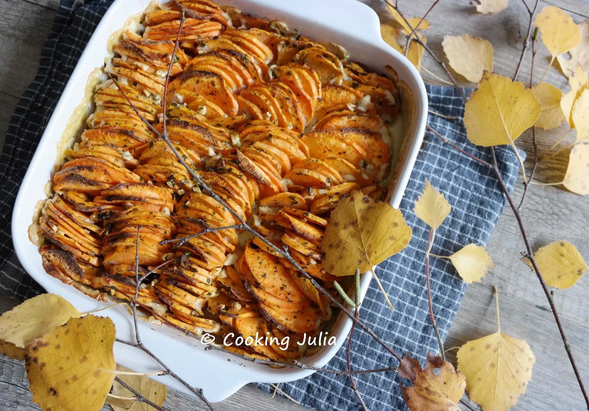 TIAN DE PATATES DOUCES À LA COCO