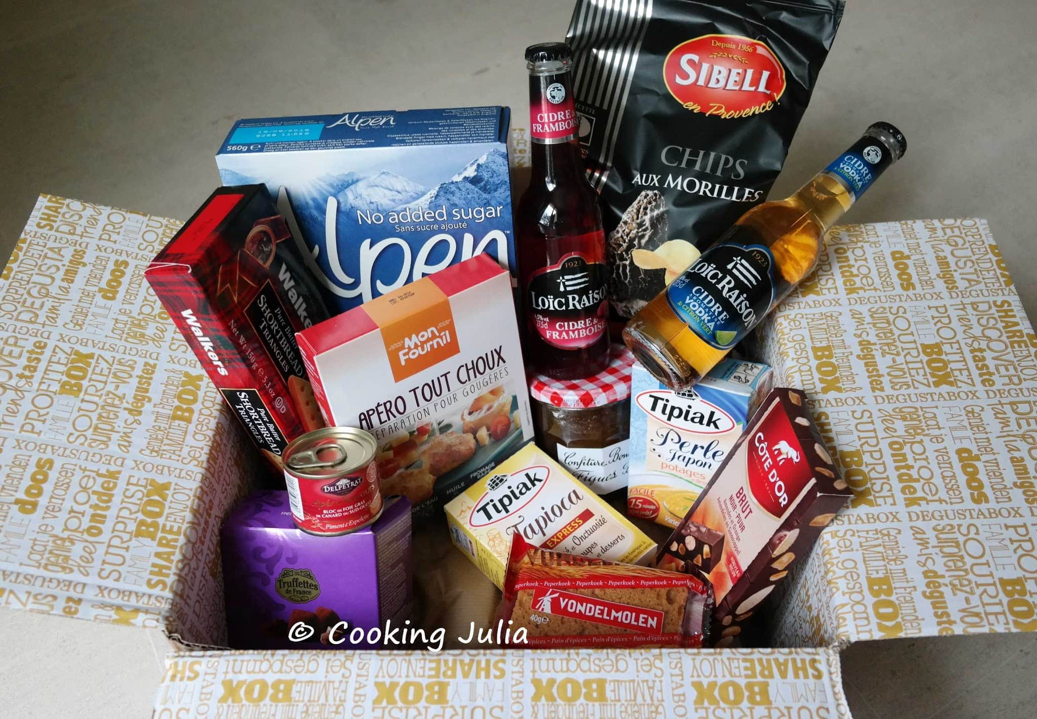 DEGUSTABOX DE NOVEMBRE : NOËL AVANT L&rsquo;HEURE !