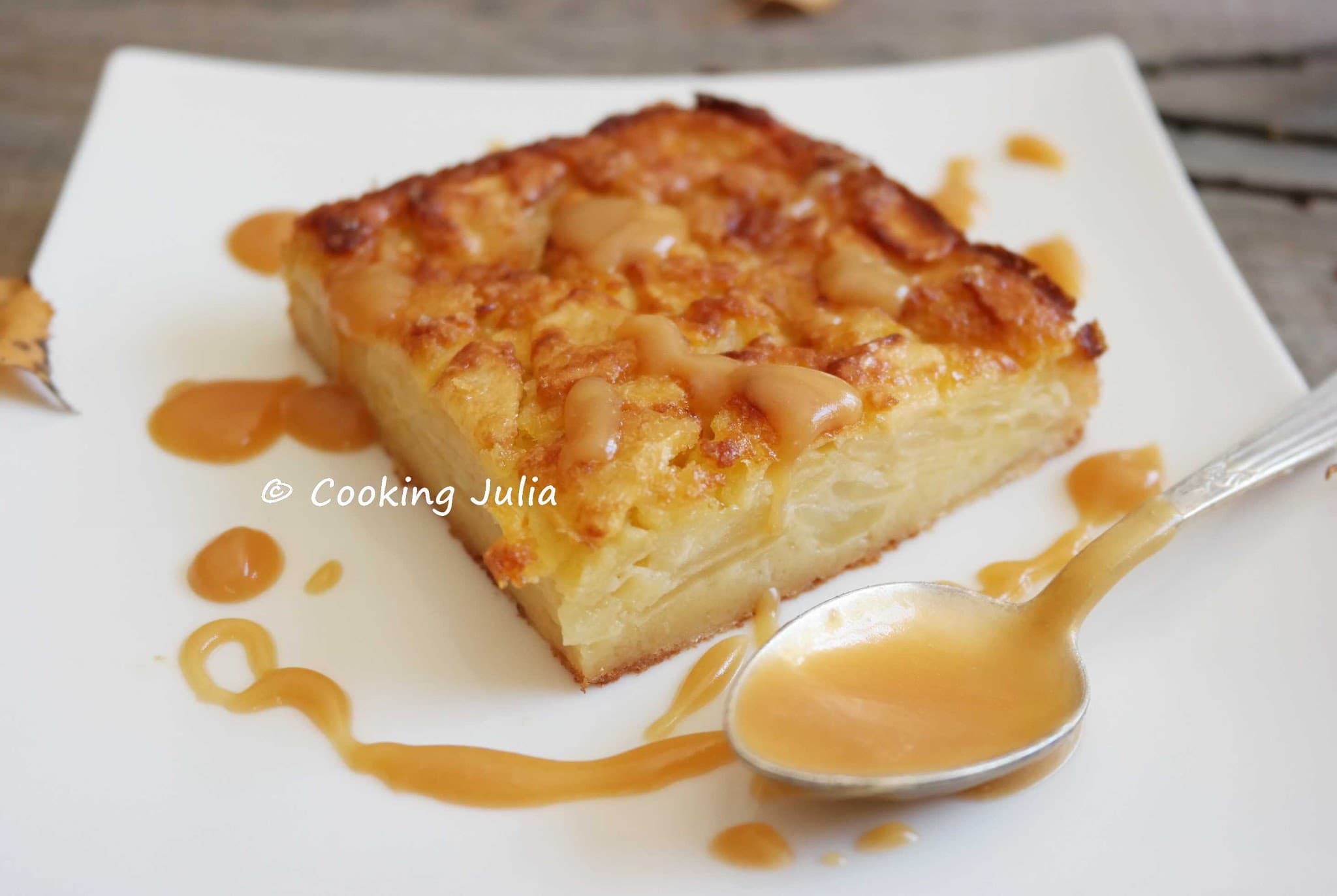 GÂTEAU INVISIBLE POMMES VANILLE