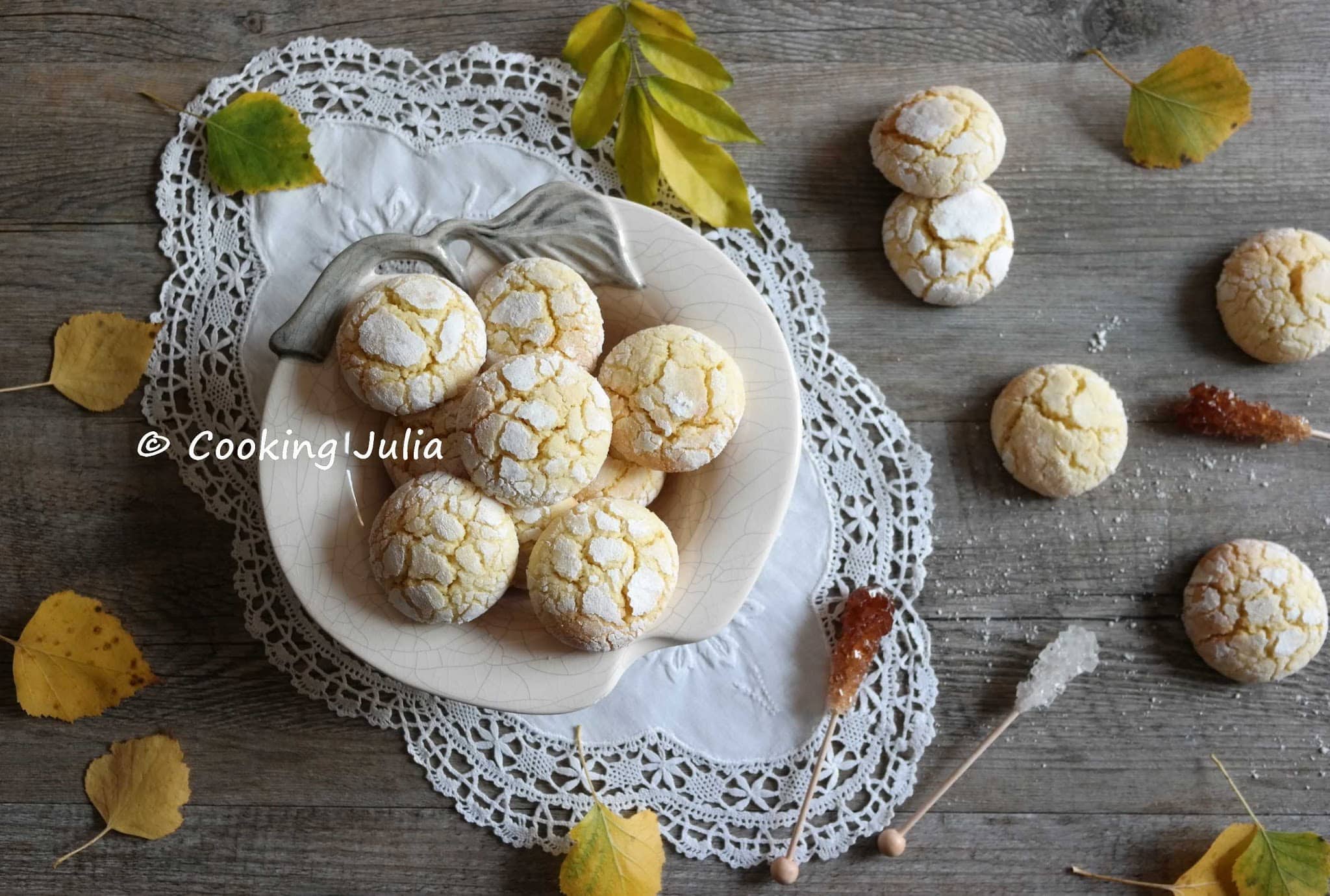 LEMON CRINKLES (CRAQUELÉS AU CITRON)