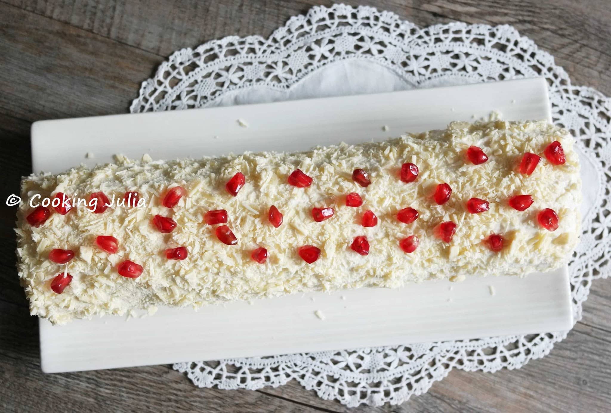 BÛCHE FORÊT BLANCHE