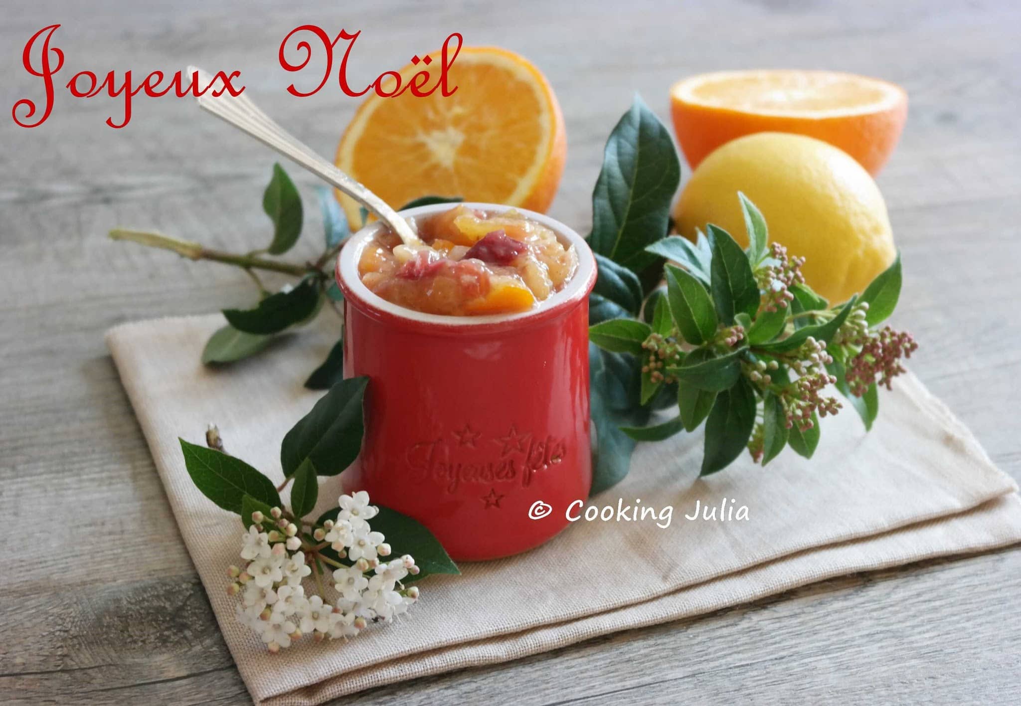 CONFITURE DE NOËL DE CHRISTOPHE FELDER