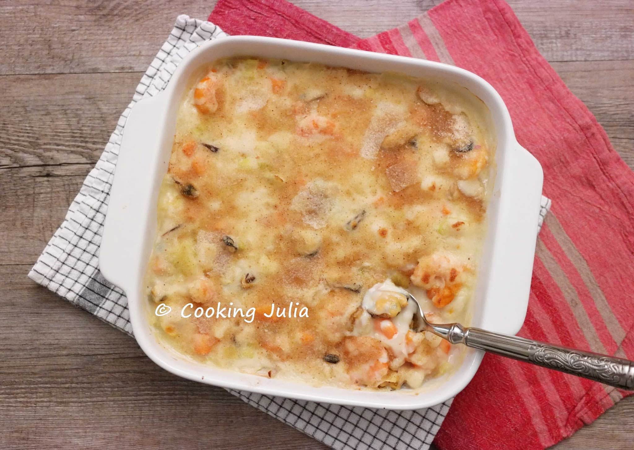 GRATIN DE FRUITS DE MER