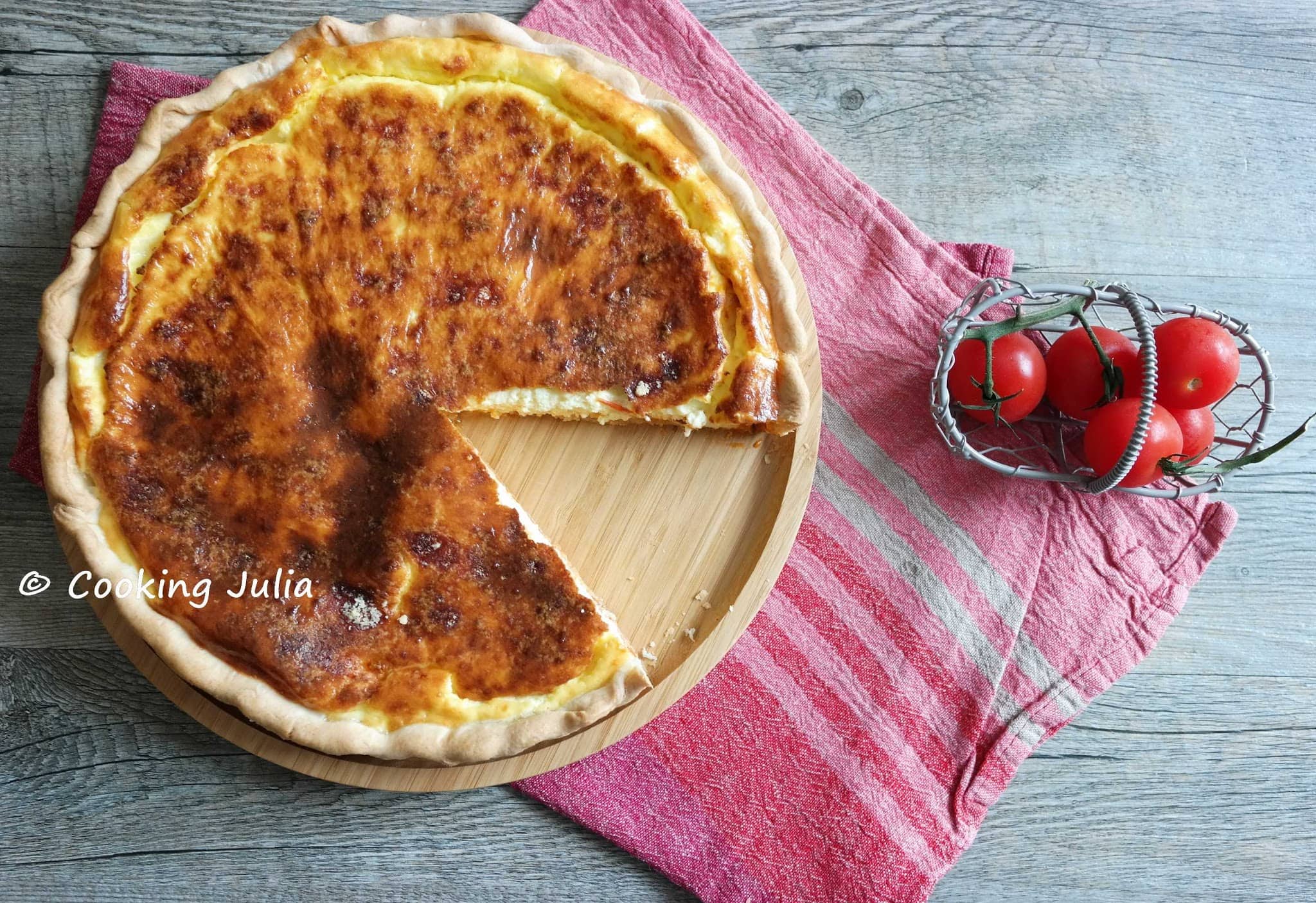 TARTE ITALIENNE AUX QUATRE FROMAGES