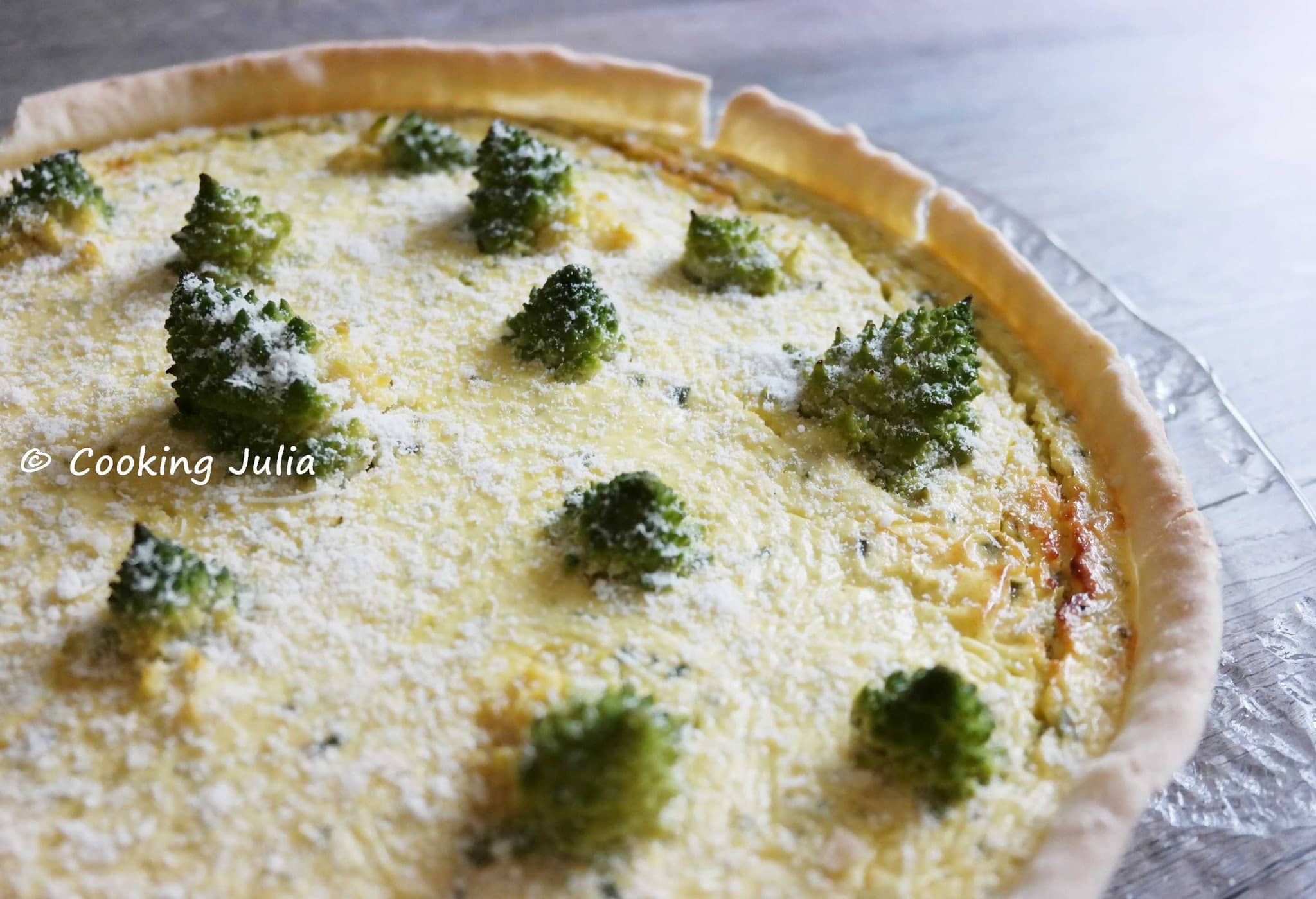 TARTE ROMANESCO, COMME DES SAPINS SOUS LA NEIGE