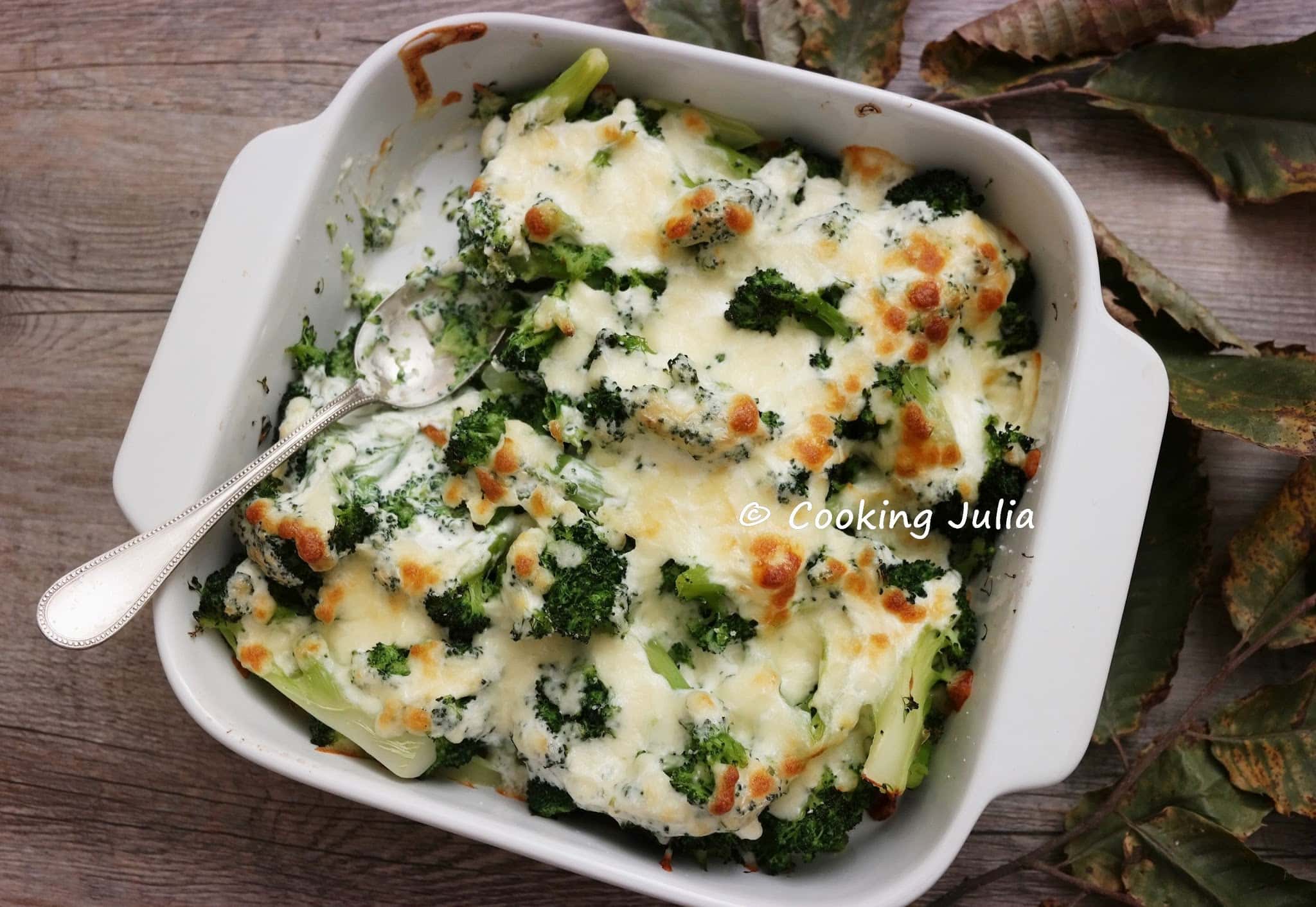 GRATIN DE BROCOLI AU BOURSIN