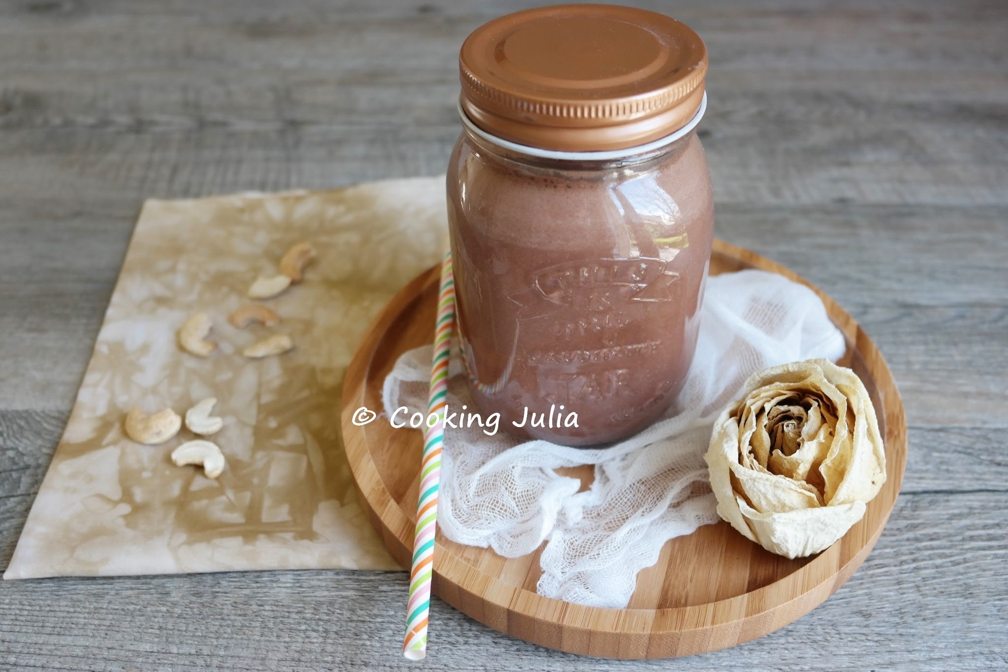 LAIT DE NOIX DE CAJOU AU CACAO