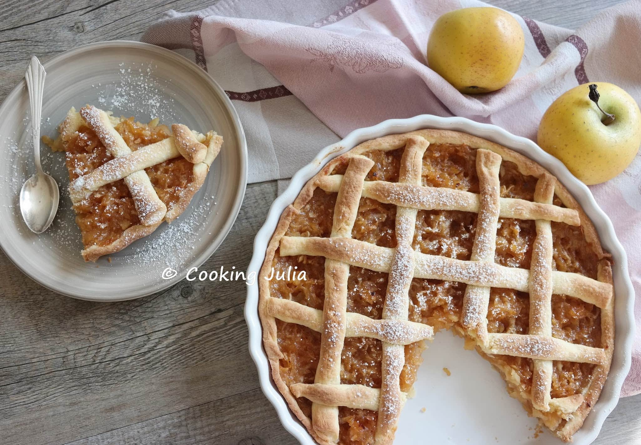 SZARLOTKA, LA TARTE AUX POMMES POLONAISE