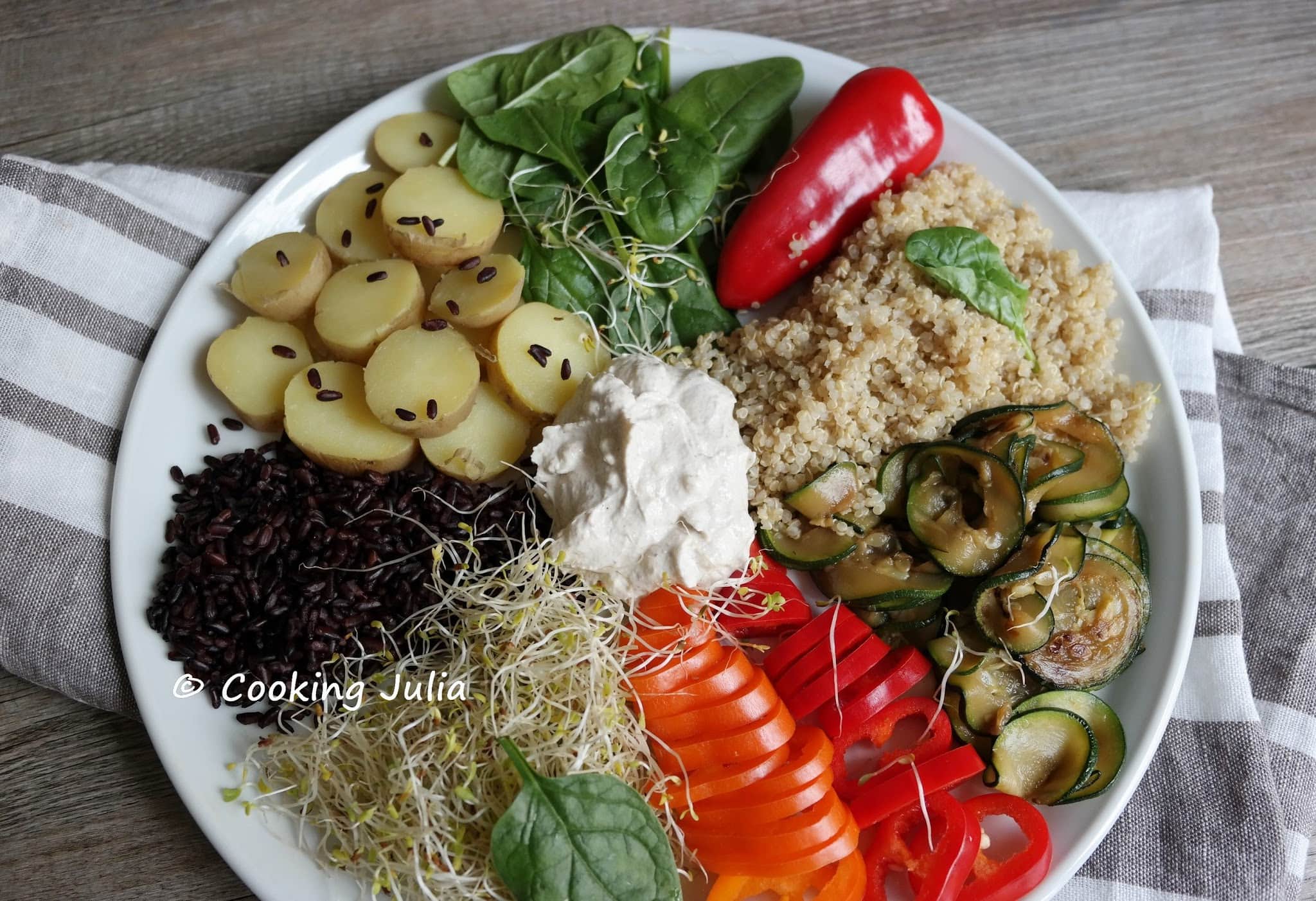 VEGGIE PLATE AUX POMMES DE TERRE (BATTLE FOOD #42)