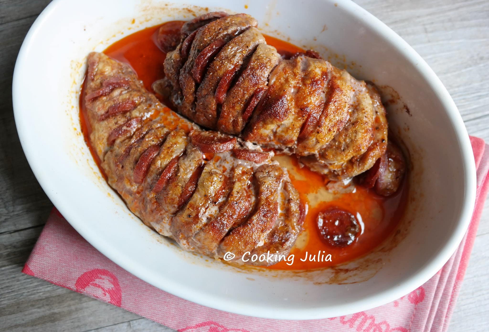 FILET MIGNON DE PORC AU CHORIZO