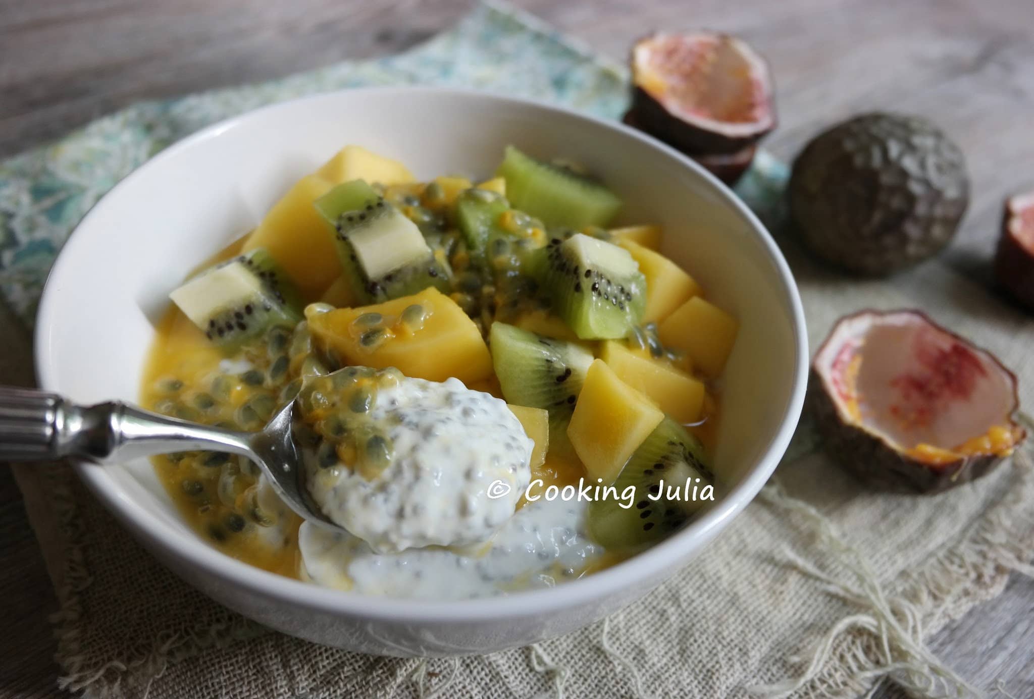 CHIA PUDDING MANGUE-PASSION