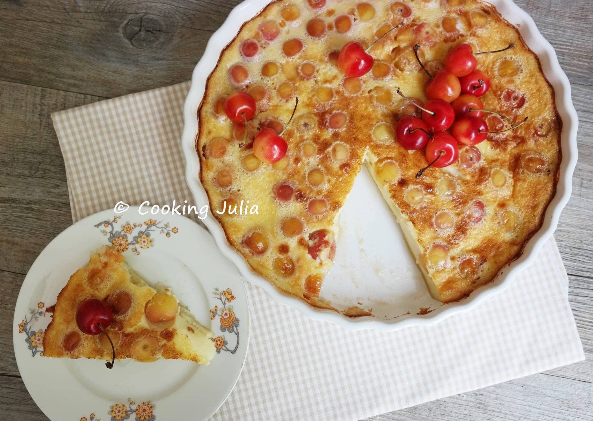 CLAFOUTIS-FLAN AUX CERISES NAPOLÉON
