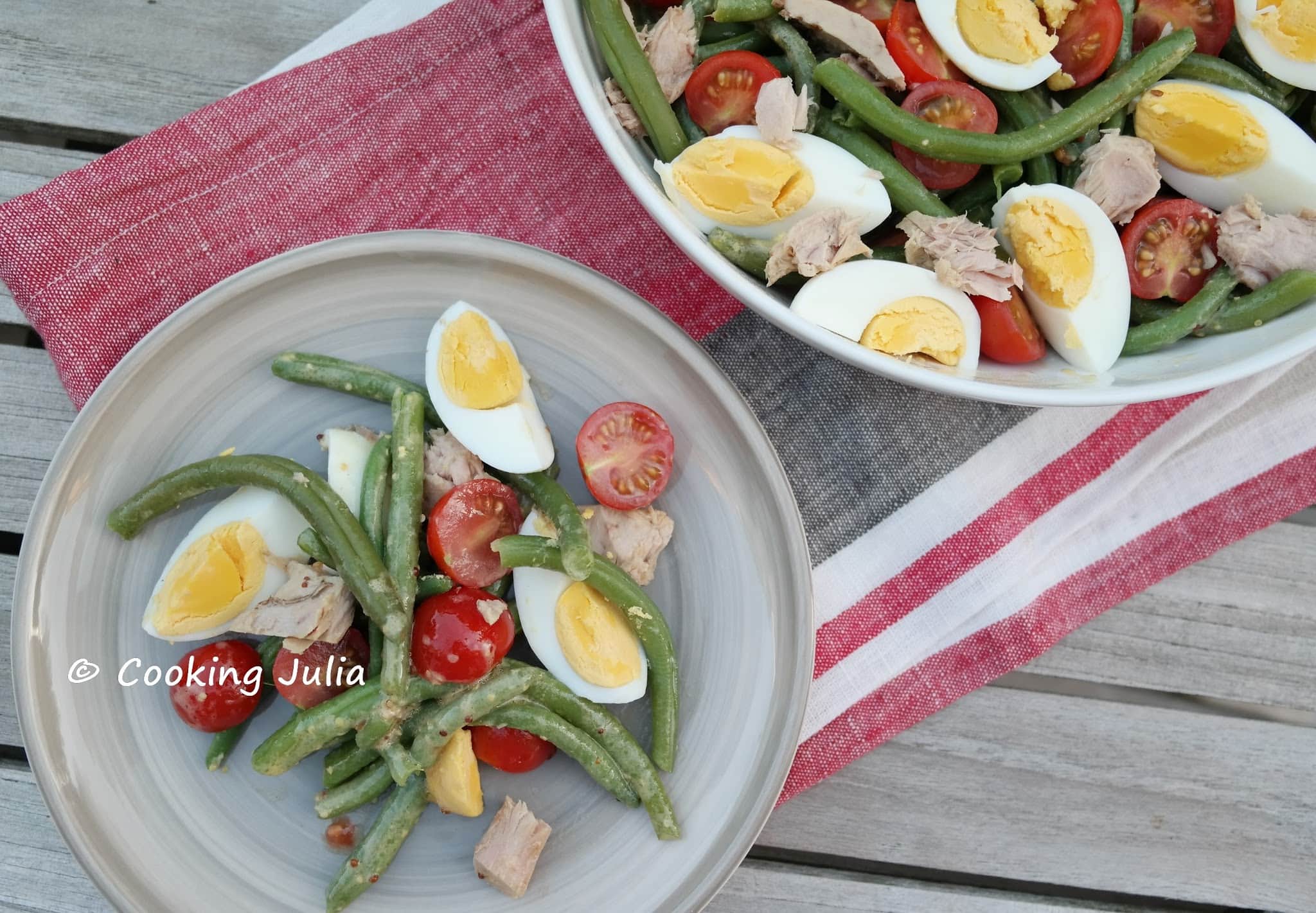 SALADE COMPOSÉE AUX HARICOTS VERTS