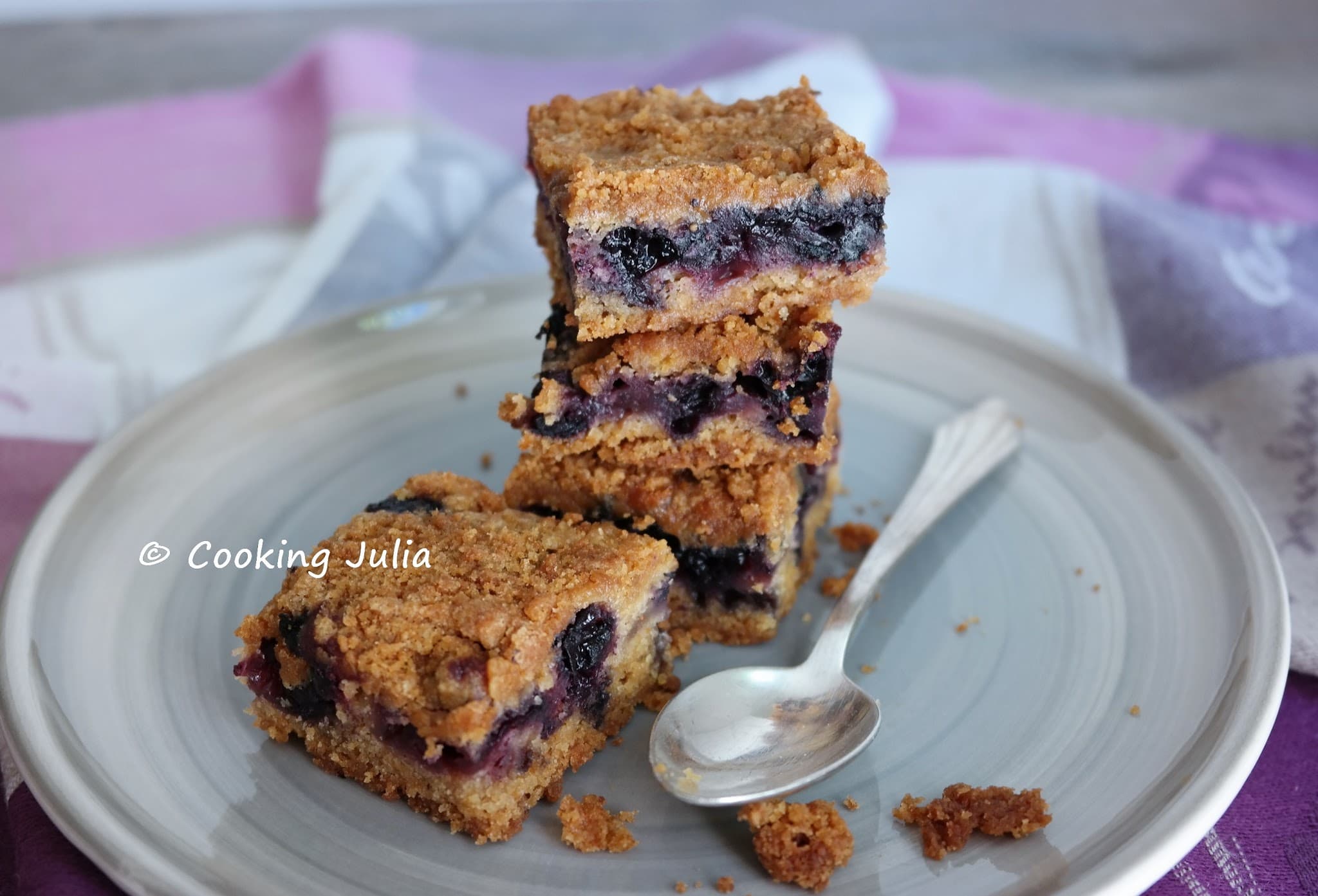 CRUMB CAKE AUX MYRTILLES