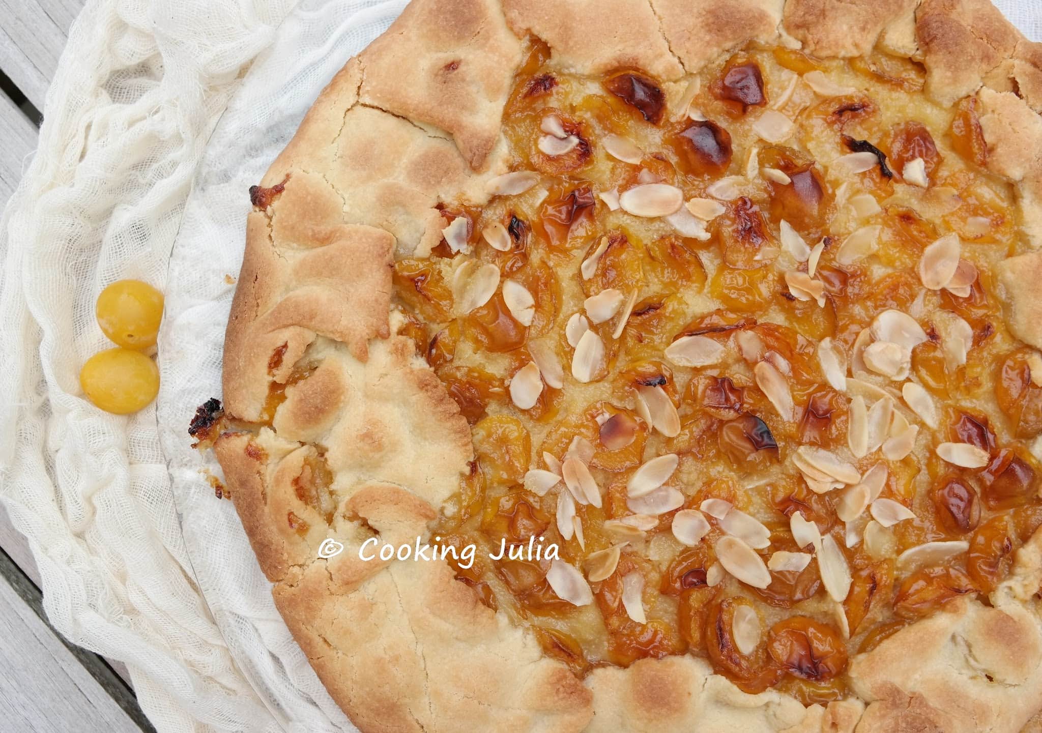 TARTE RUSTIQUE AUX MIRABELLES