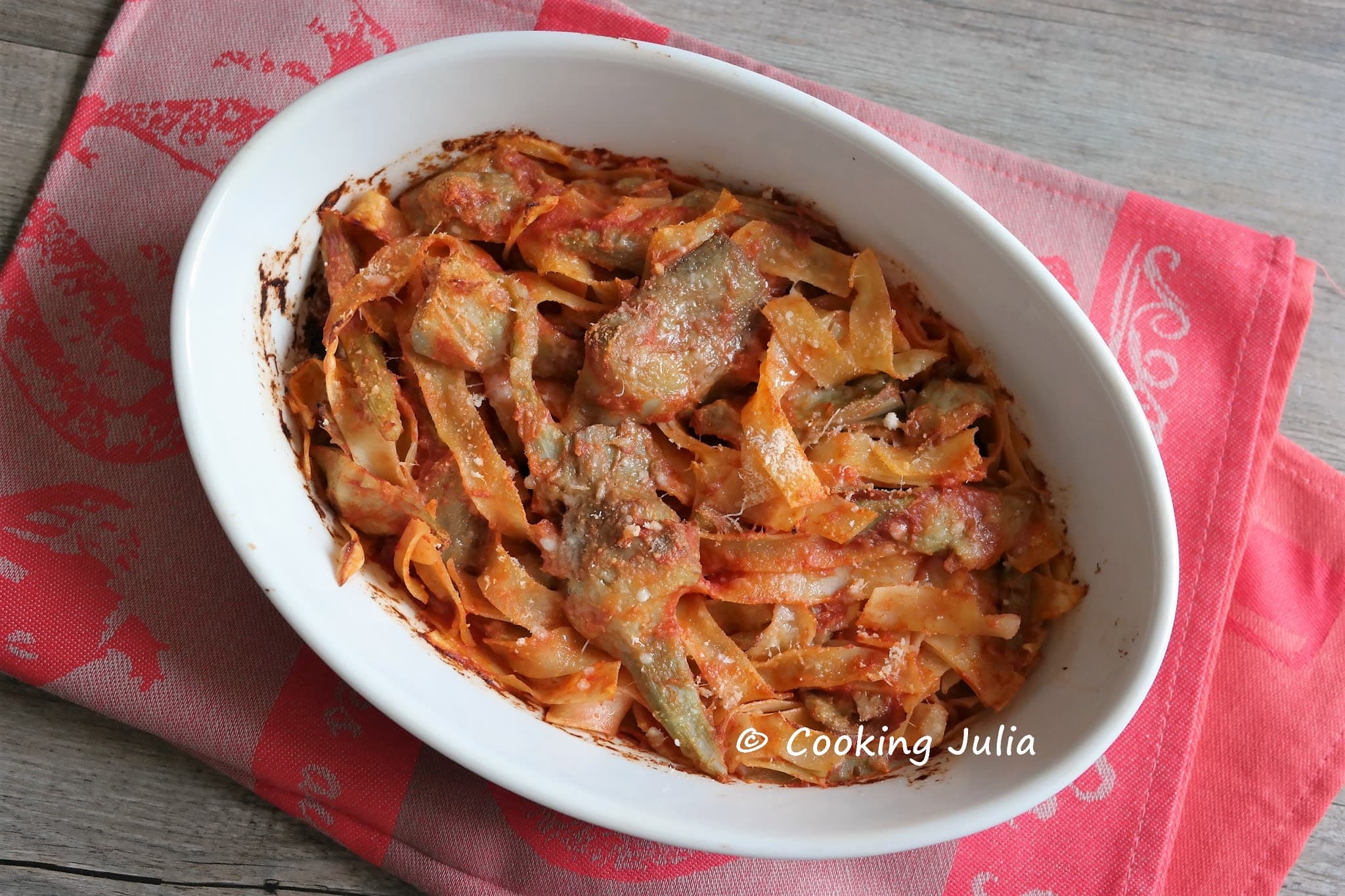 GRATIN D&rsquo;ARTICHAUTS POIVRADE À L&rsquo;ITALIENNE