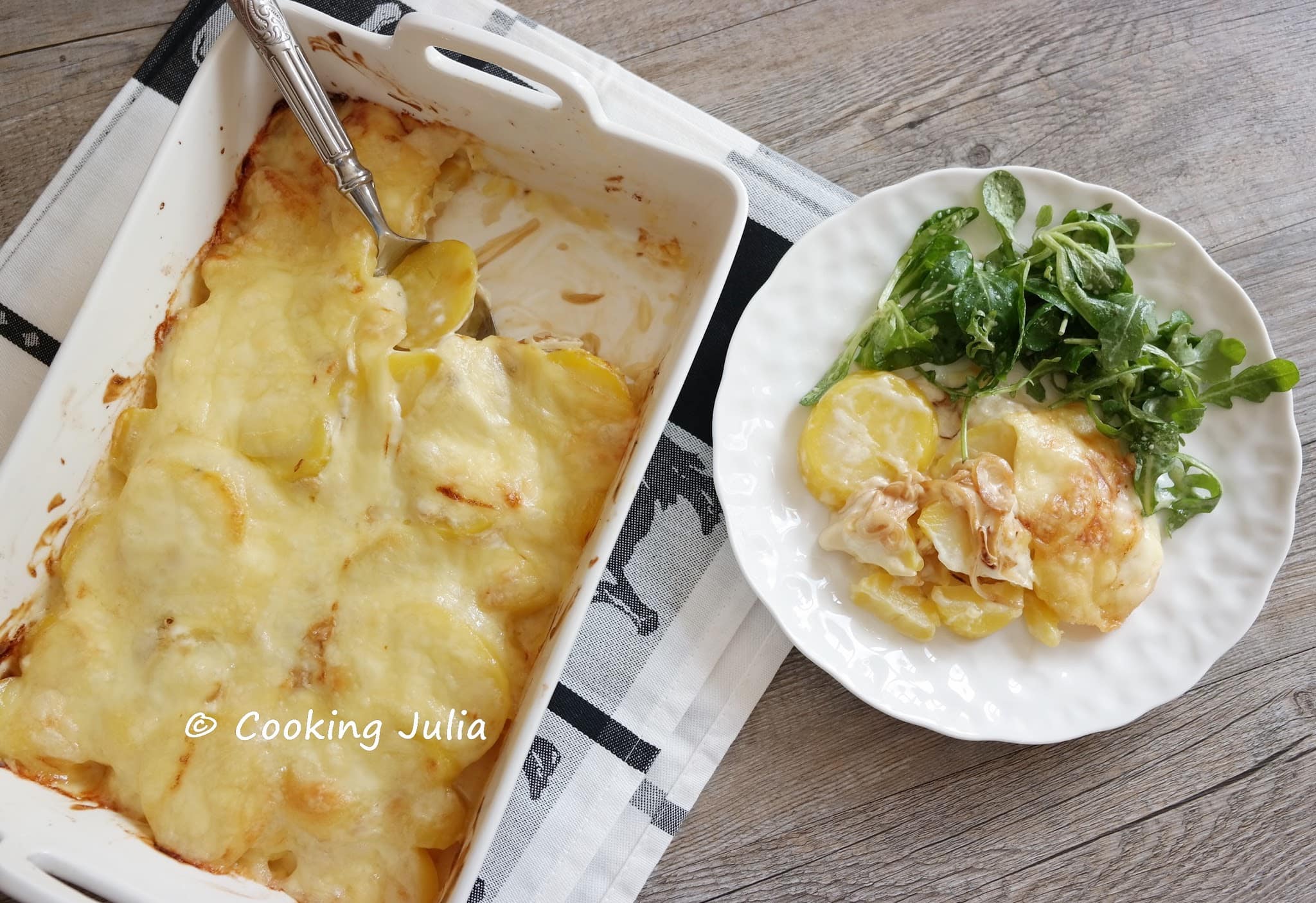 TARTIFLETTE AU FROMAGE À RACLETTE