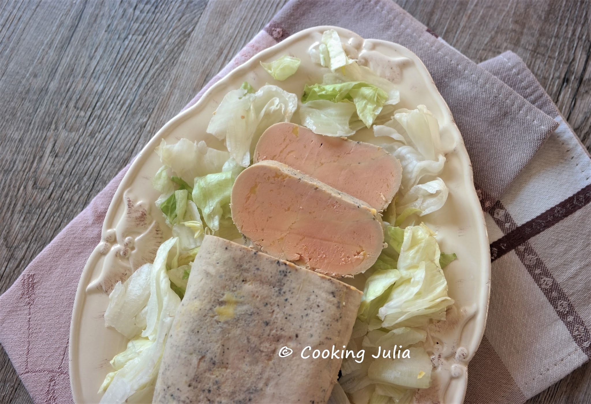 FOIE GRAS AU TORCHON