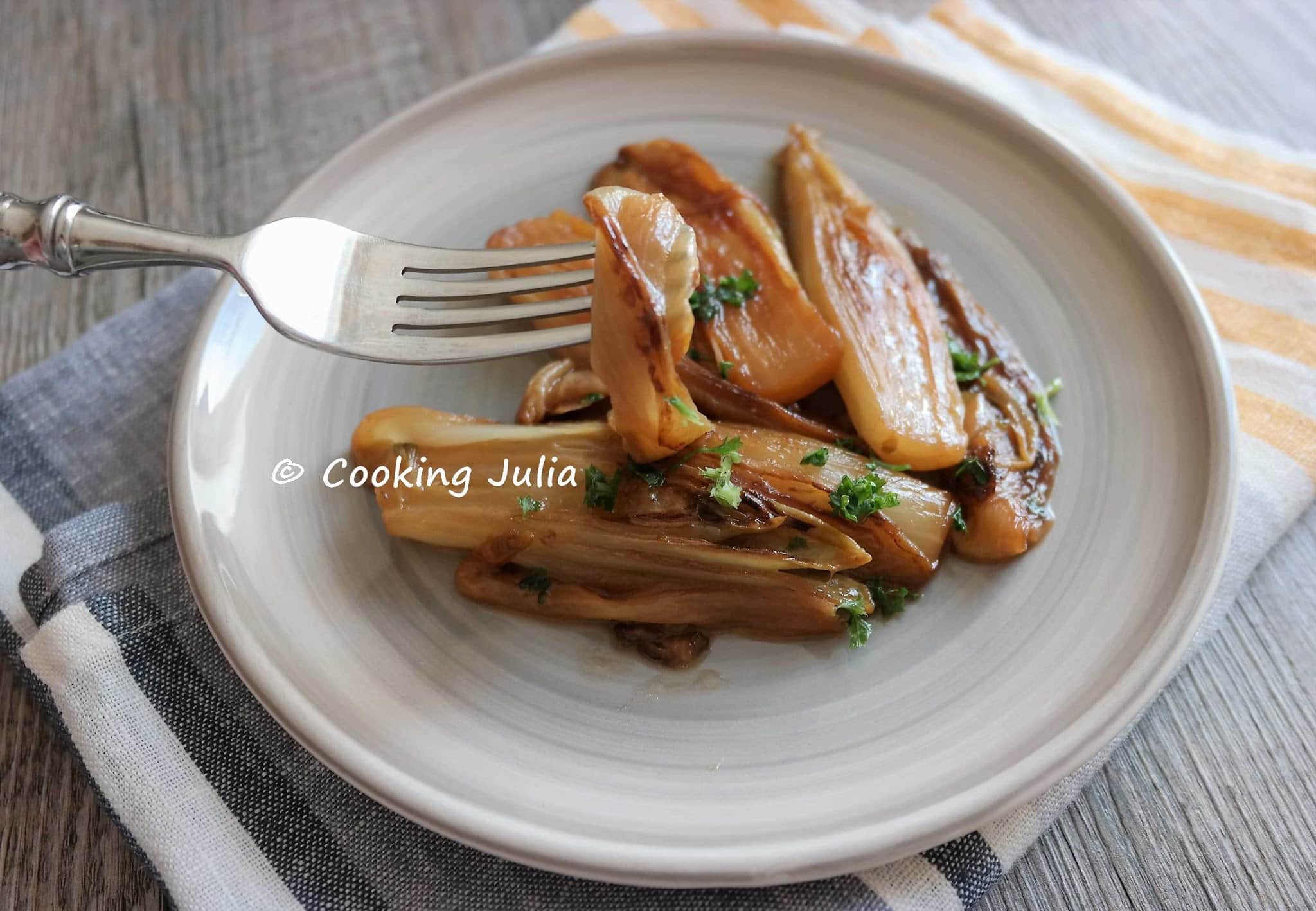 ENDIVES BRAISÉES AU BEURRE D’ORANGE