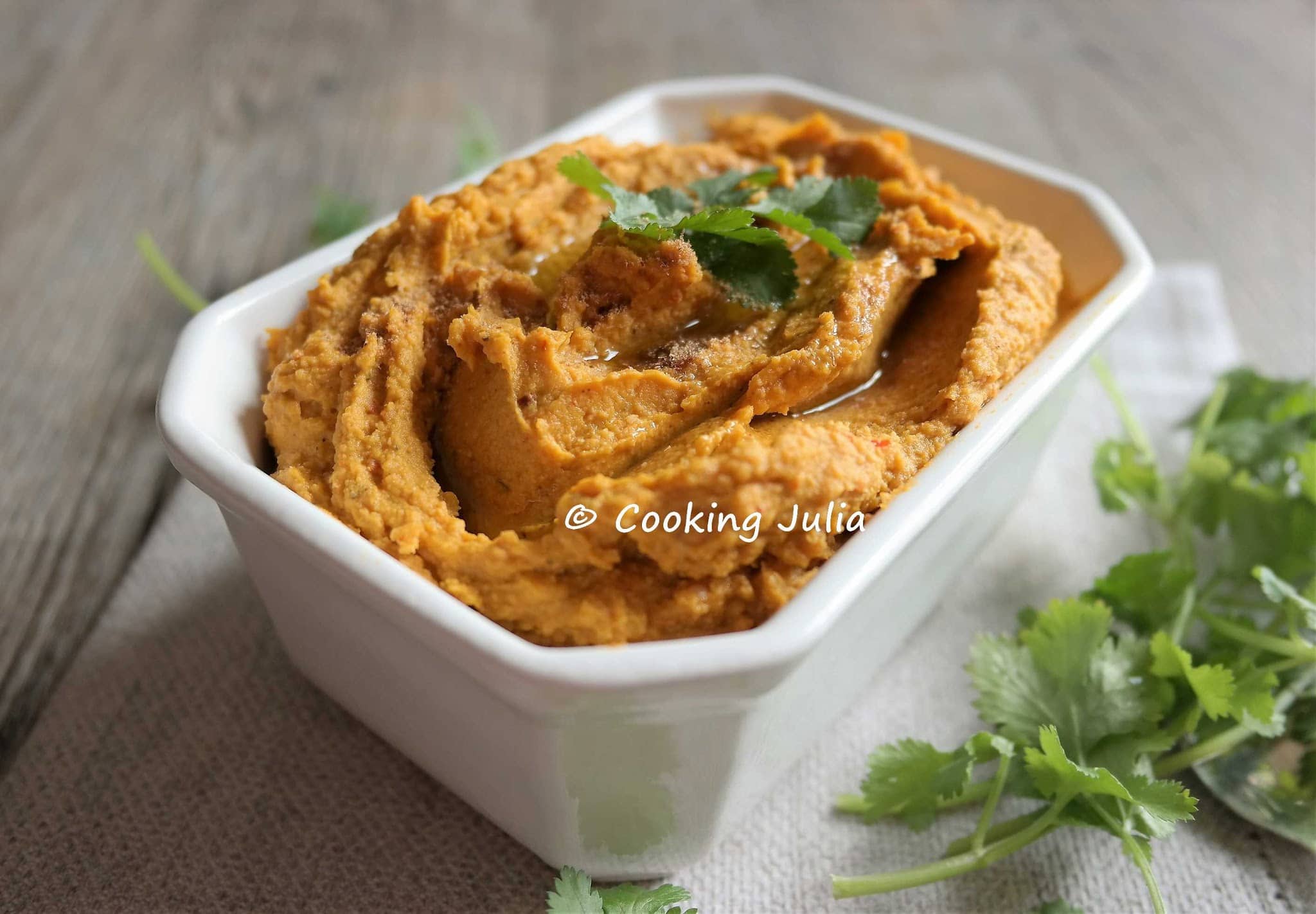 HOUMOUS AU POTIMARRON RÔTI