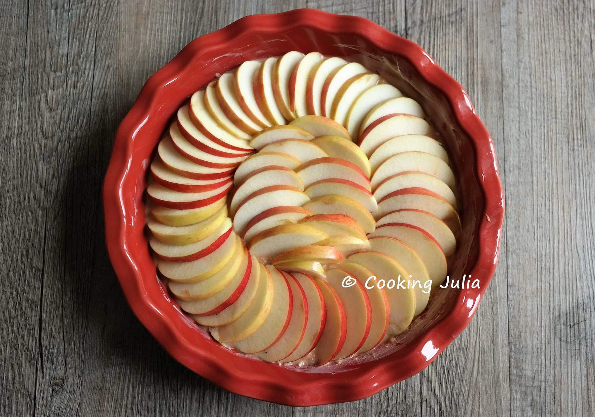 TARTE AUX POMMES SANS PÂTE